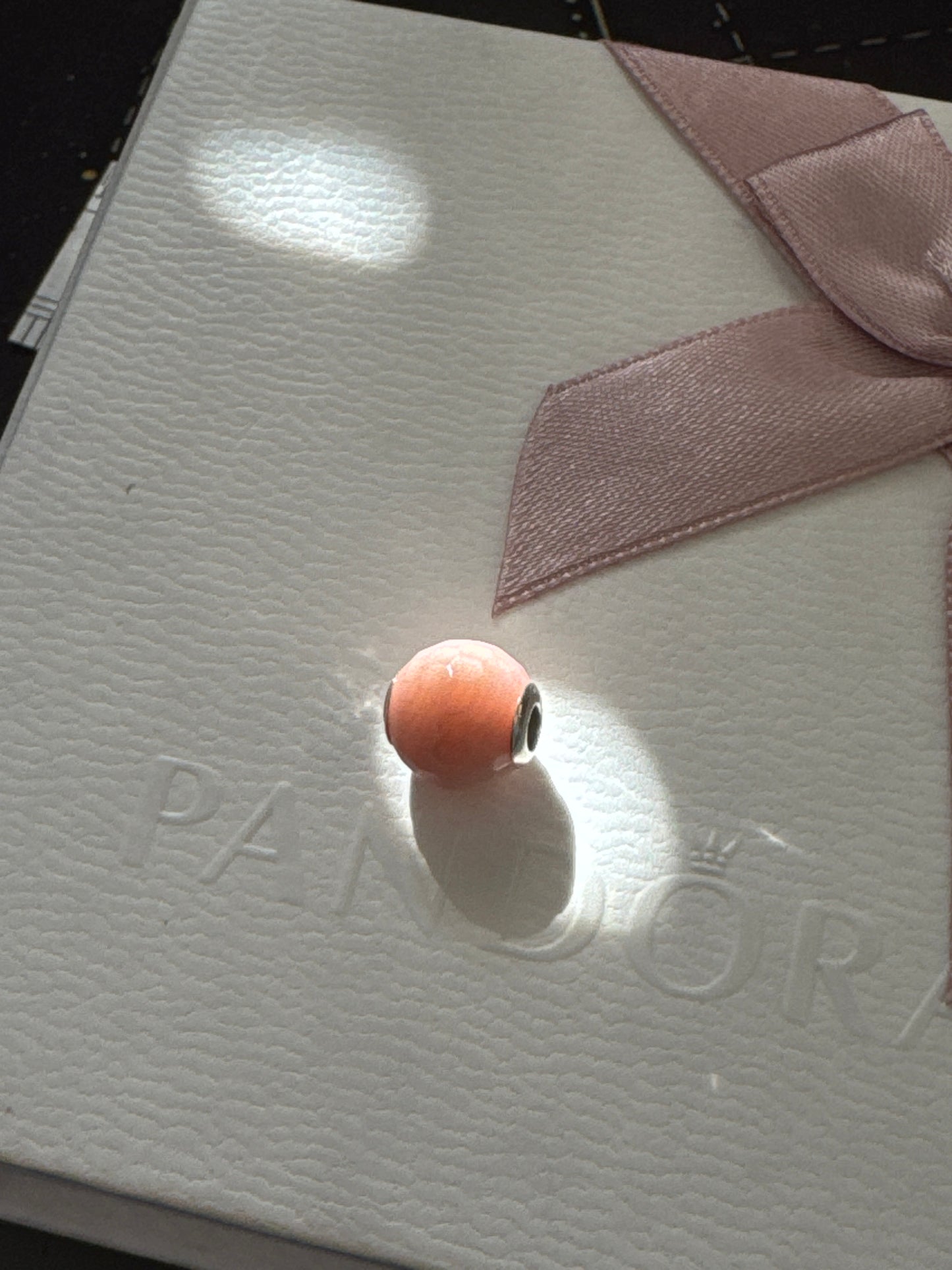 Genuine Thomas Sabo Karma Pink Faceted Charm