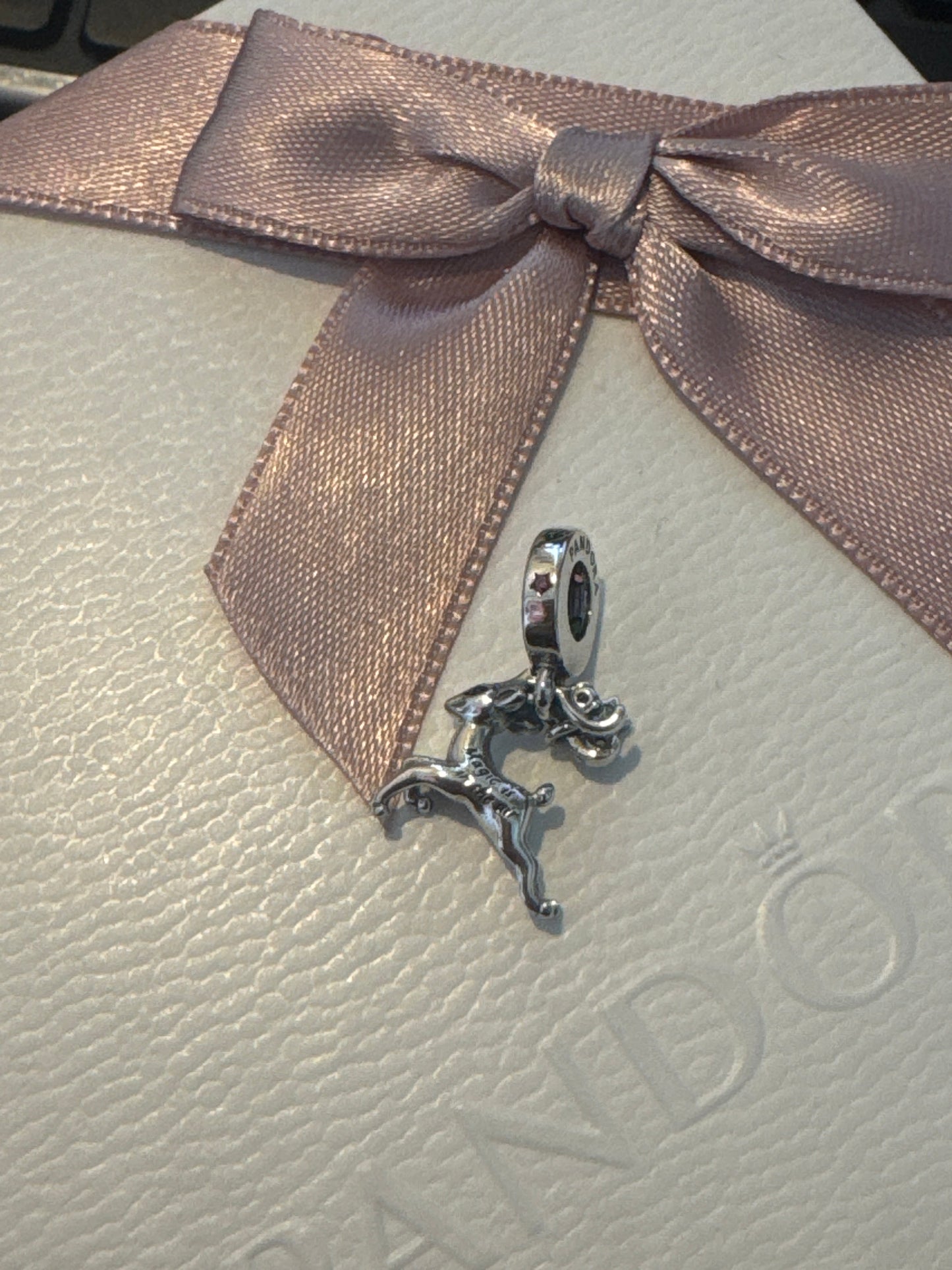 Genuine Pandora Christmas Reindeer New Style Dangle Charm
