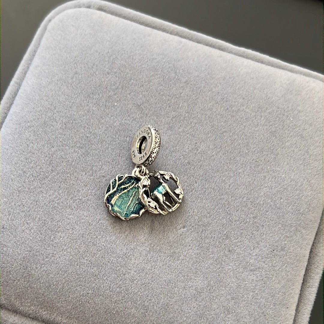 Genuine Pandora Harry Potter Patronus Snape 'Always' Doe Dangle Charm