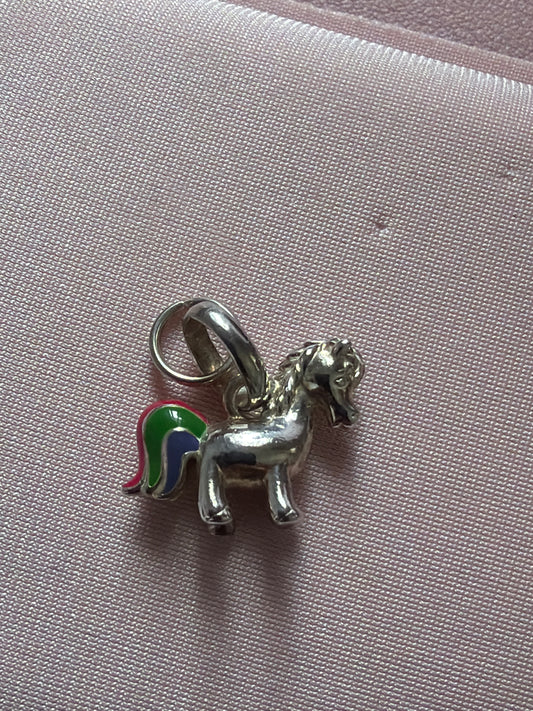 Genuine Links of London RARE Year of the Horse Happy Pony Colourful Tail Animal Charm