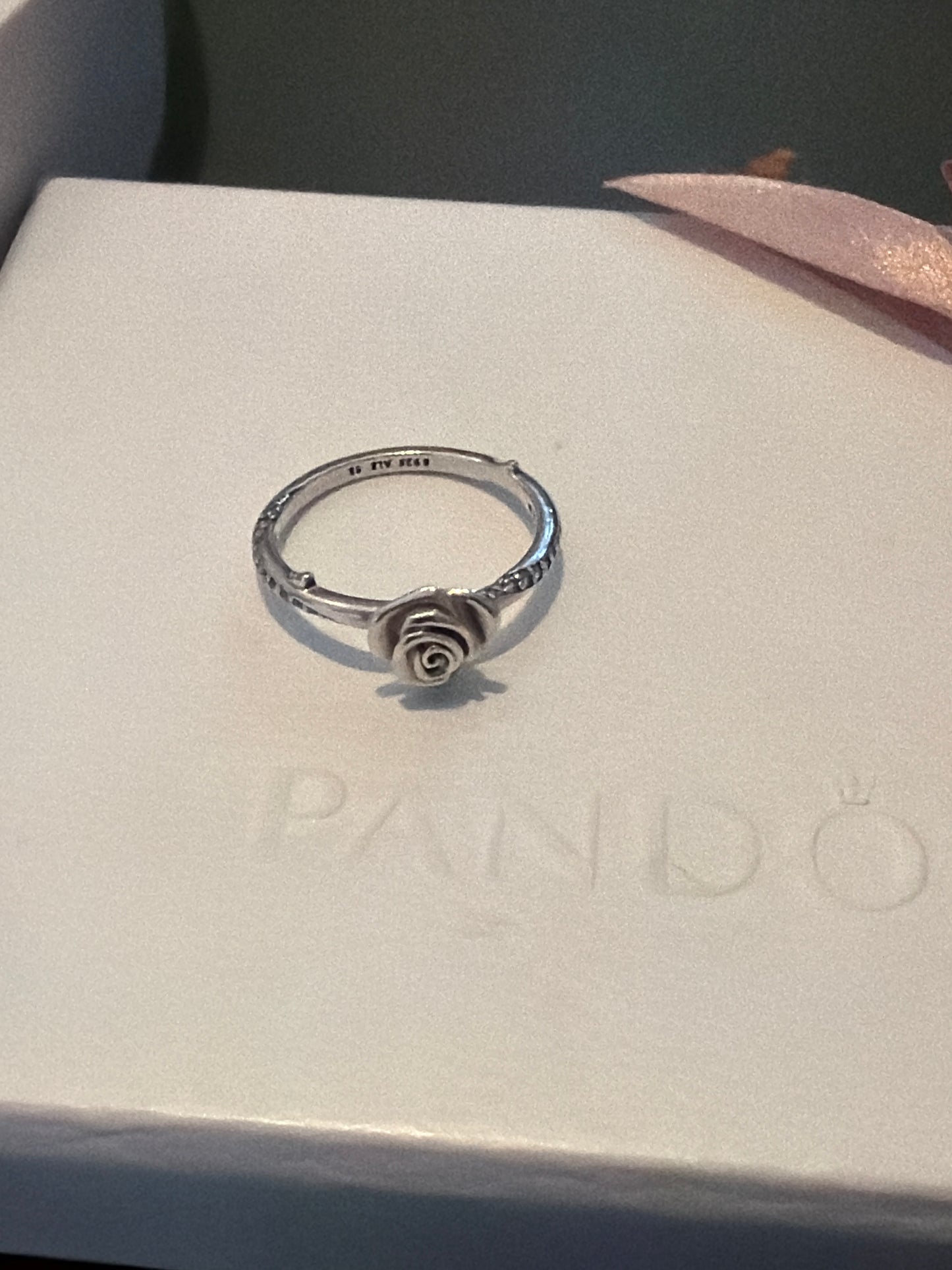 Genuine Pandora Rose in Bloom Ring Pave 58