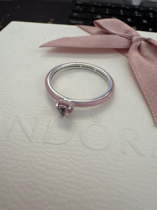 Genuine Pandora ME Pink Chakra Heart Ring 62