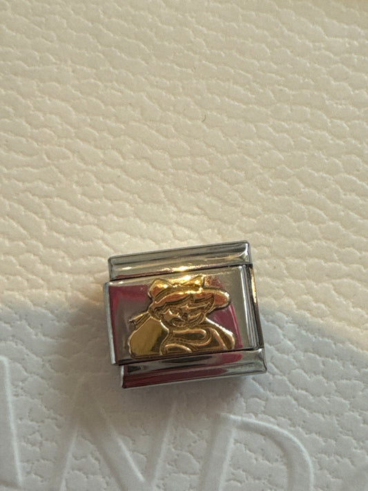 Genuine Nomination Silver Link Charm Disney Fantasia Wendy