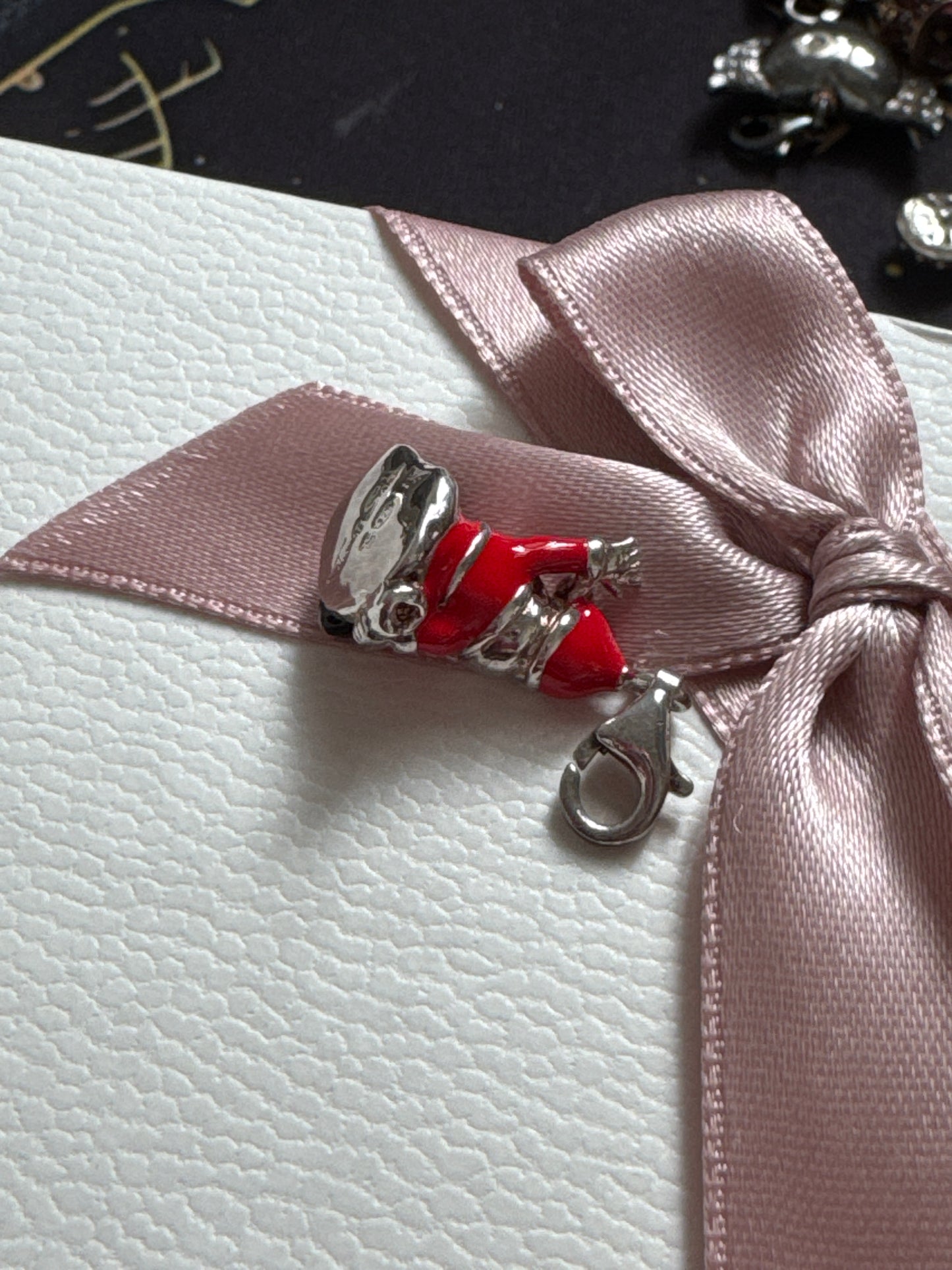Genuine Thomas Sabo Enamel Santa With Sunglasses Dangle