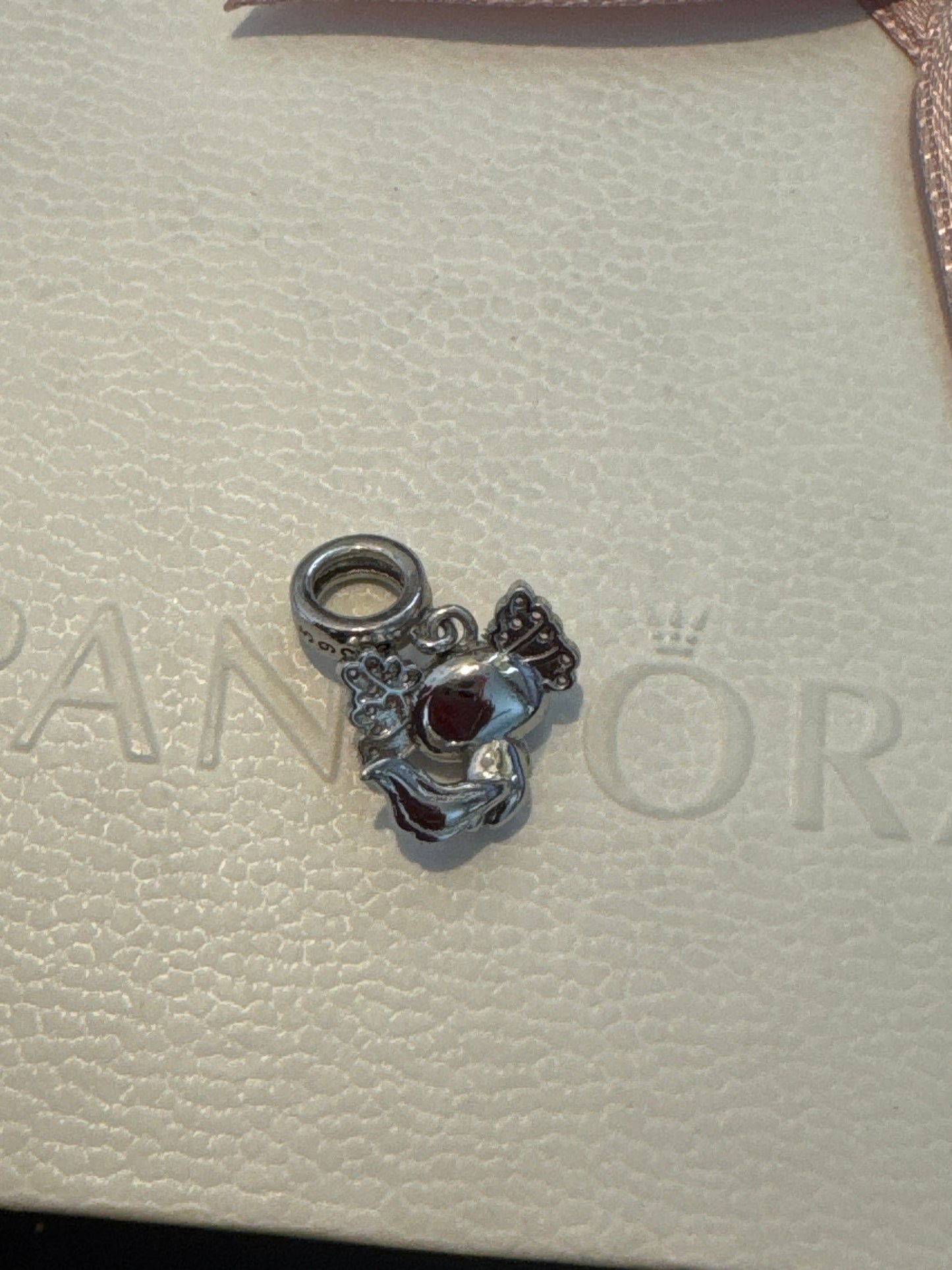 Genuine Gnoce Axolotl Animal Pave Dangle Charm