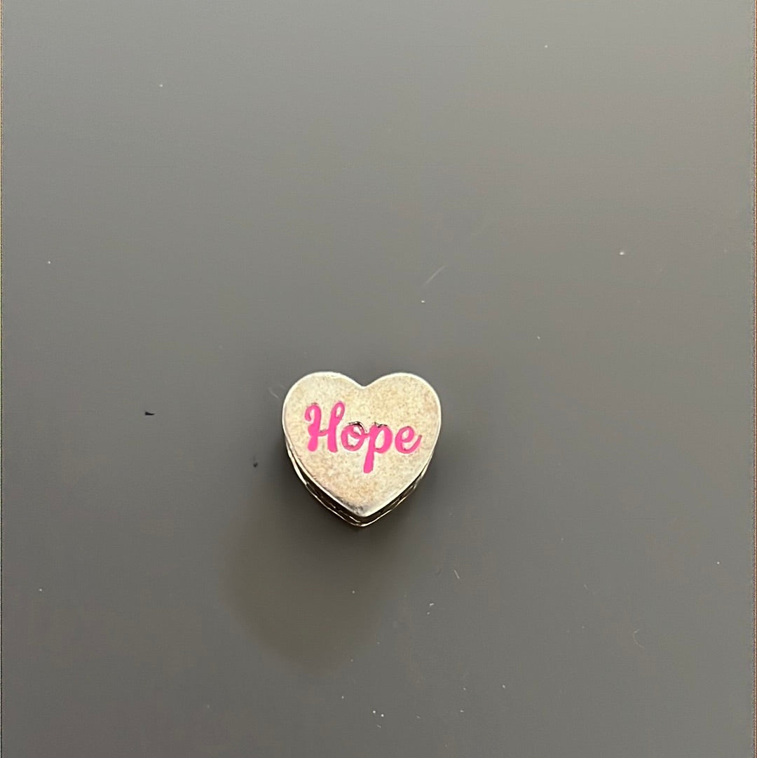 Genuine Pandora Cancer Awareness Pink Ribbon Charm Hope