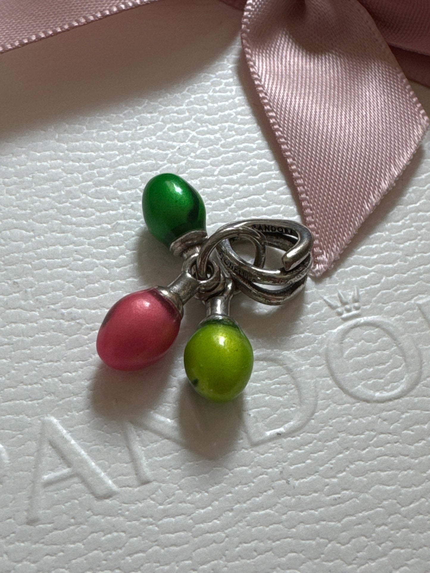 Genuine Pandora X Stranger Things Christmas Light RUN Dangle Charm