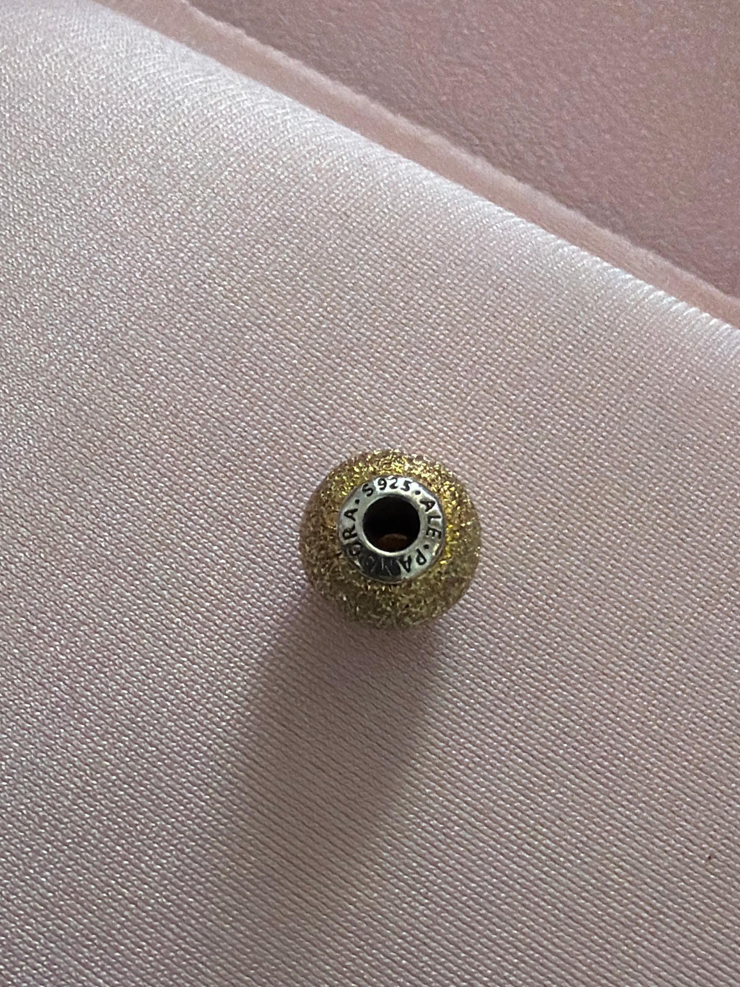 Genuine Pandora Essence Charm Two Tone RARE HTF Sensitivity Charm