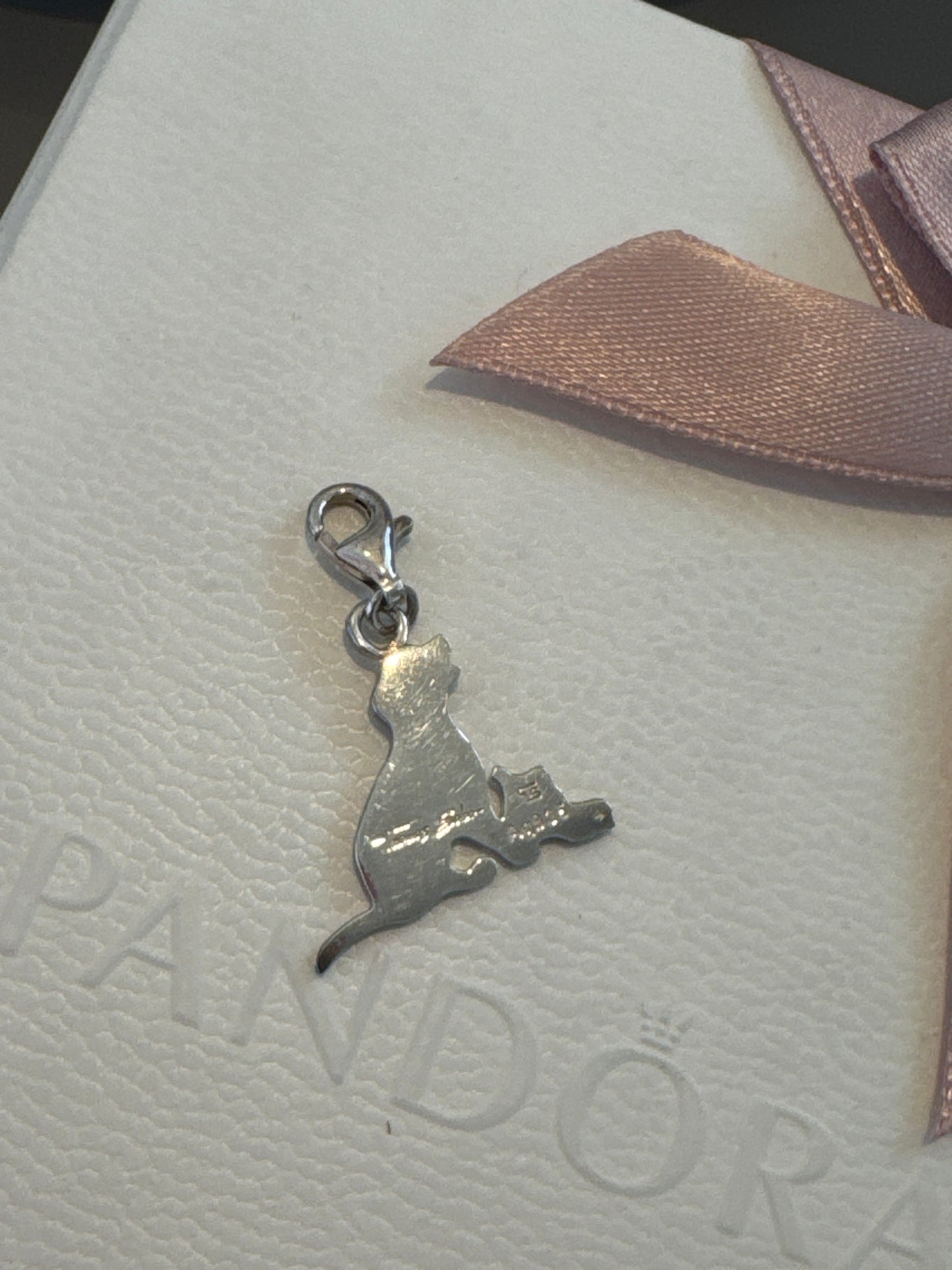 Genuine Thomas Sabo Silver Dog & Shoe Flat Dangle Charm