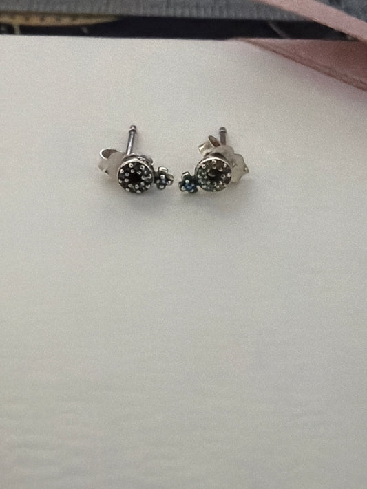 Genuine Pandora Pave Girl LGBT Tiny ME Earrings Studs