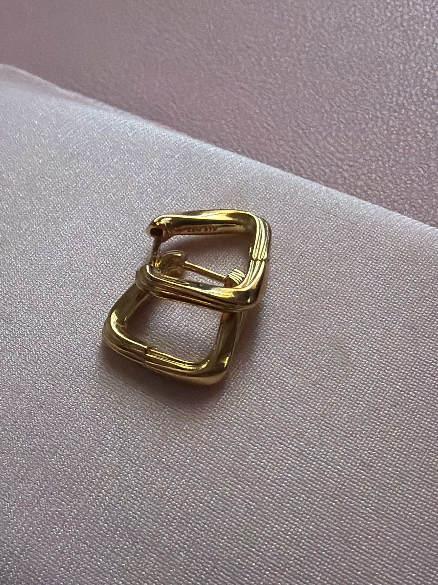 Genuine Pandora Shine Gold Twisted Triangle Hoop Earrings