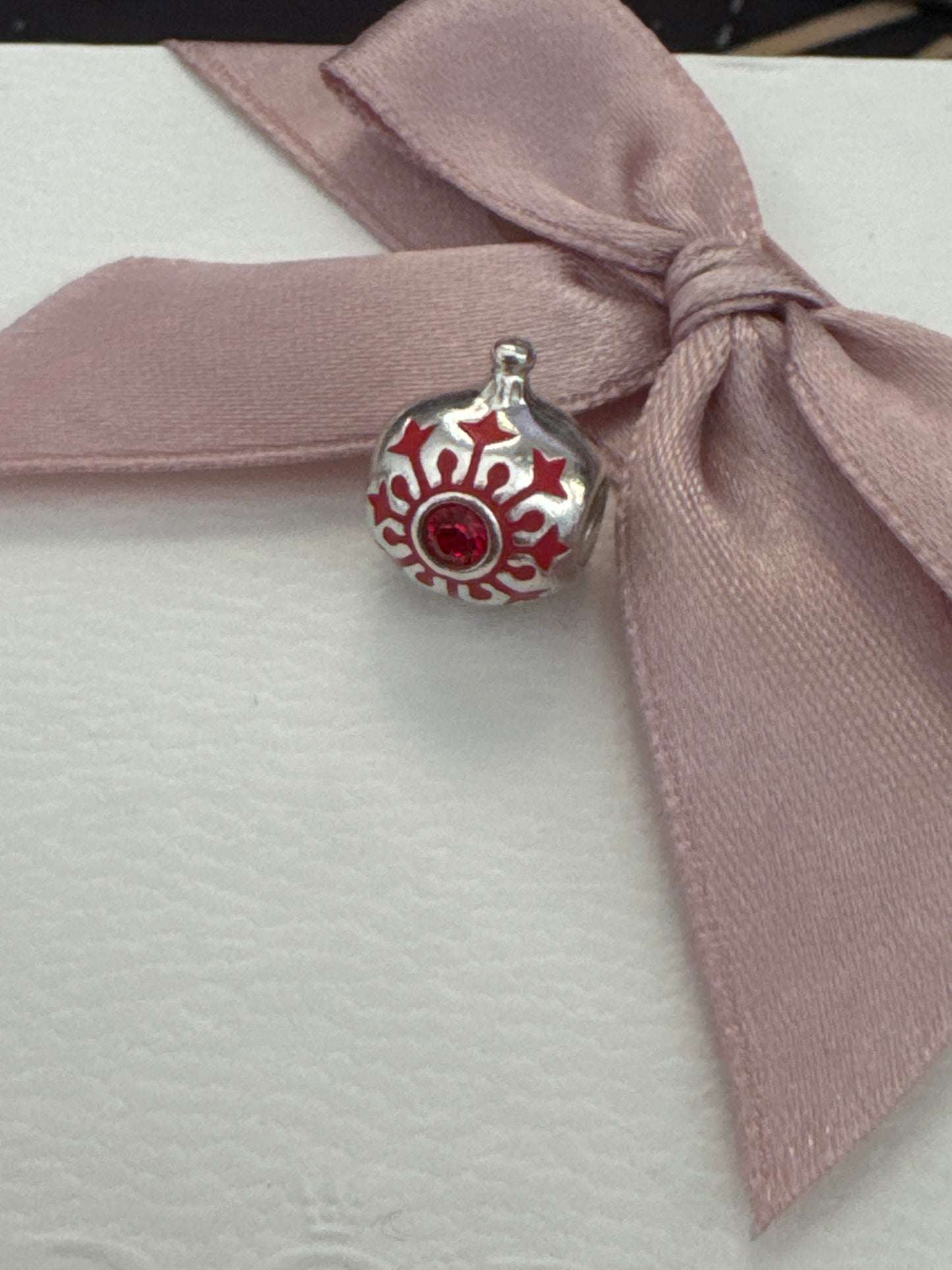 Genuine Chamilia Christmas Bauble Enamel Charm
