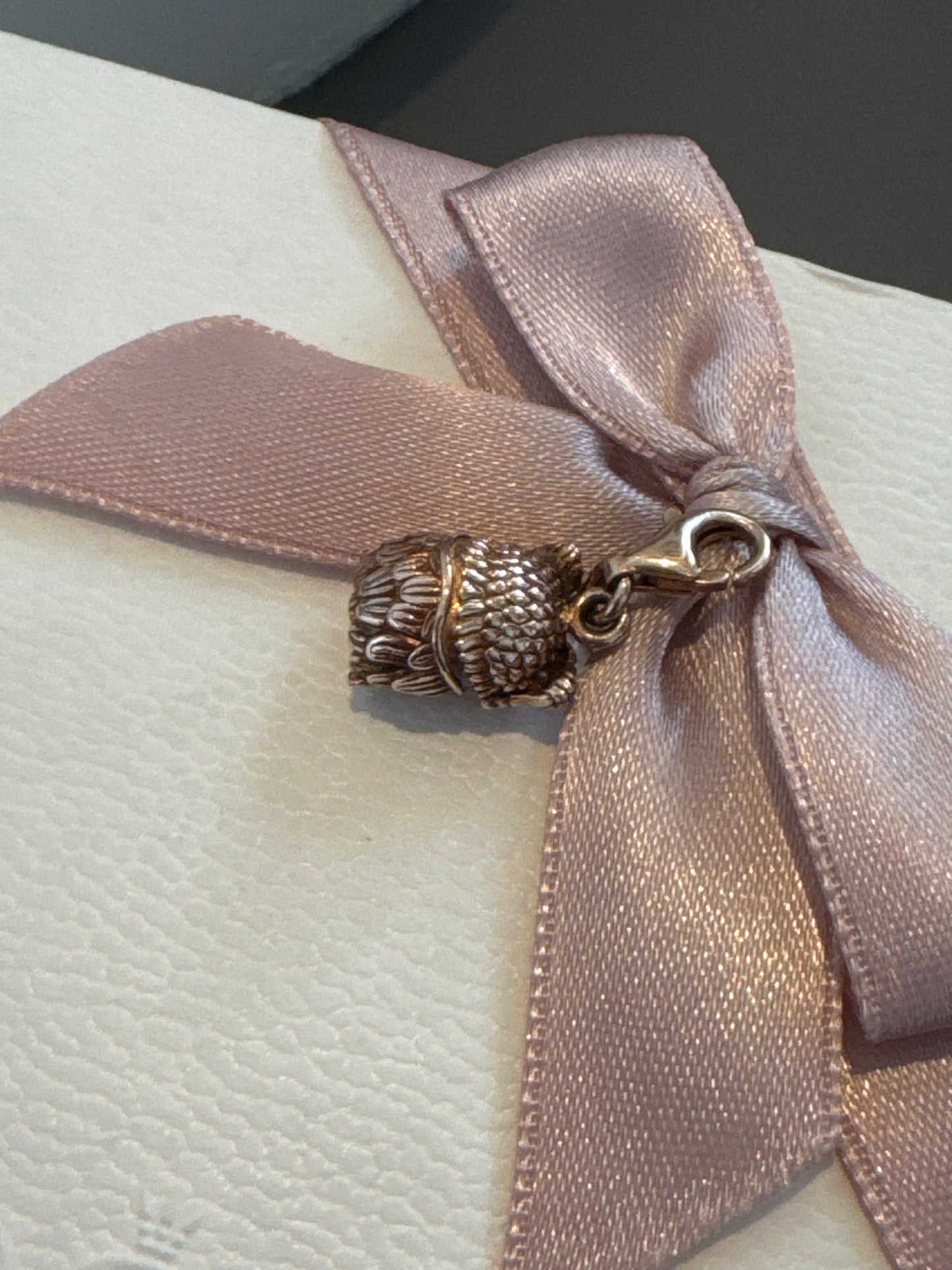 Genuine Thomas Sabo Rose Gold Heavy Owl Clip Charm