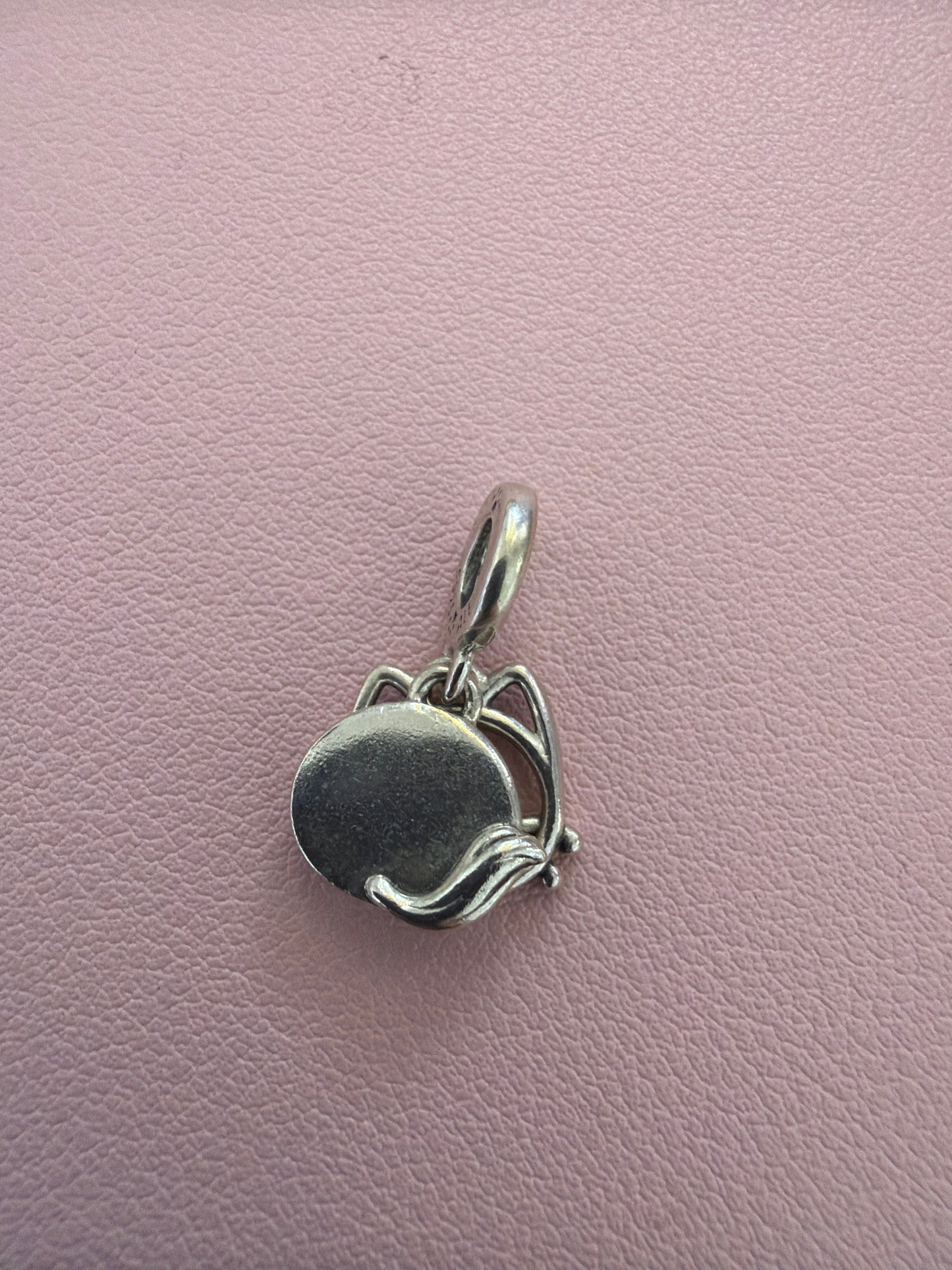 Genuine Pandora Enamel Cat Charm “My Best Friend” Dangle Charm
