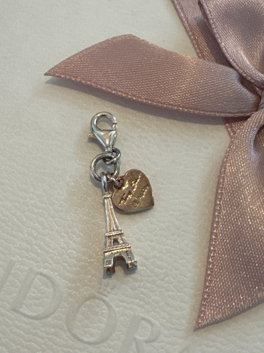 Genuine Thomas Sabo Rose Gold Heart & Eiffel Tower Paris Clip Charm