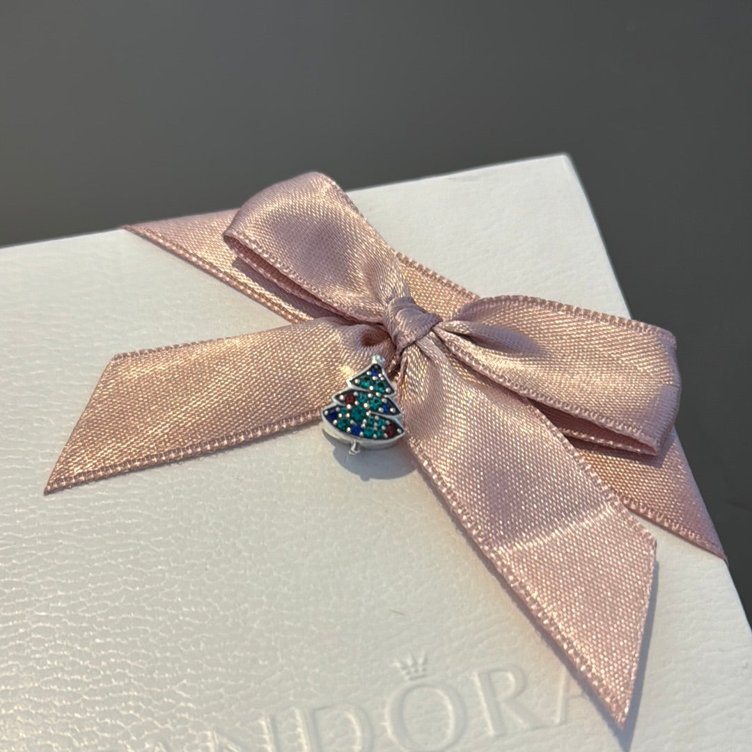 Genuine Pandora Christmas New Style Tree Pave Charm