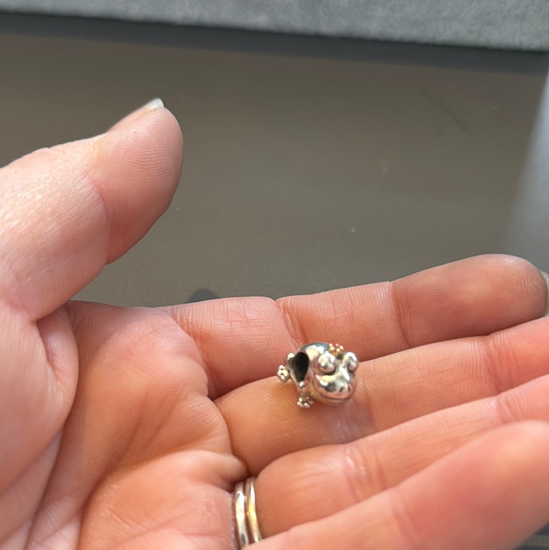Genuine Pandora Two Tone Frog Prince New Style Charm
