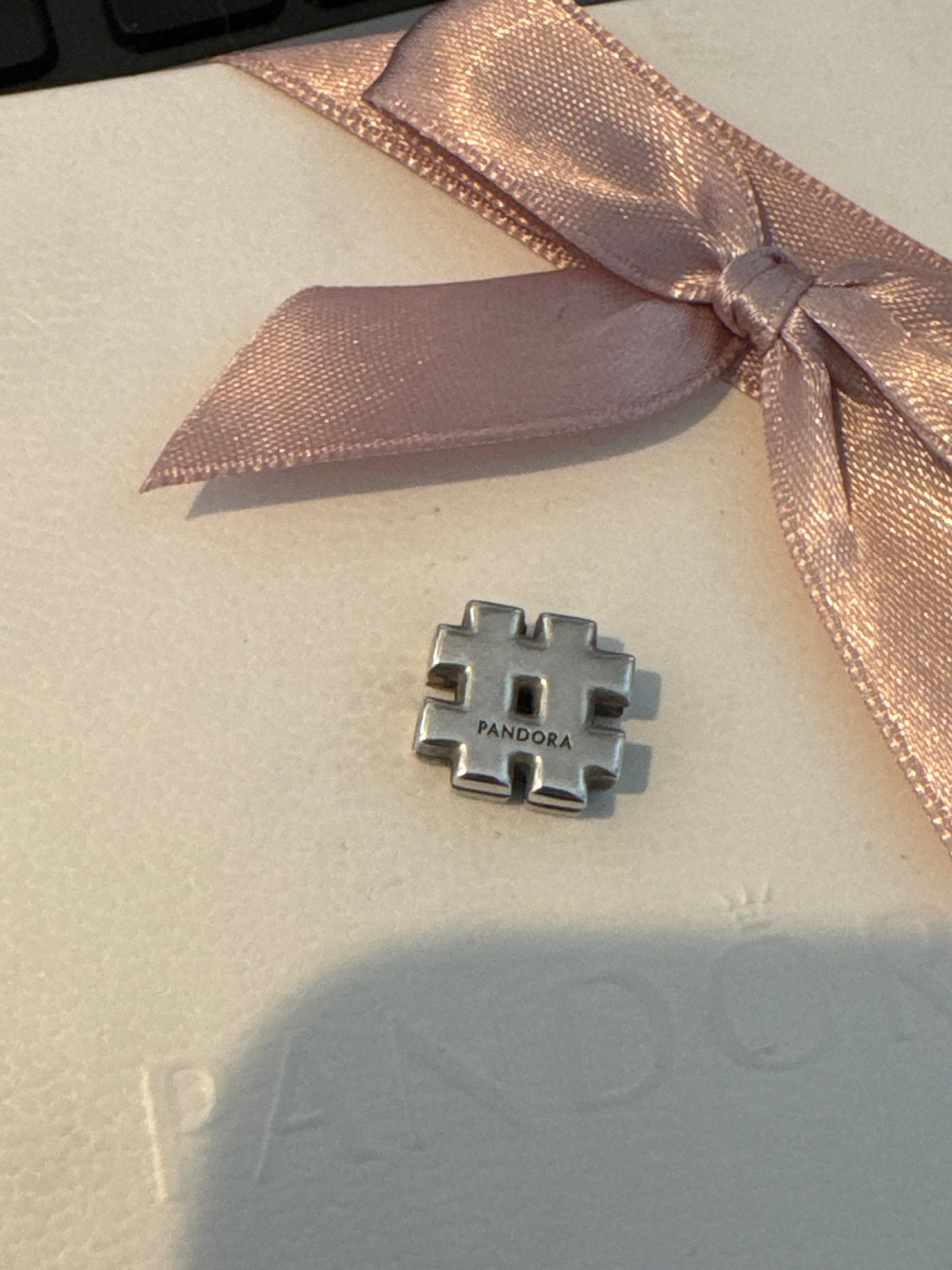 Genuine Pandora Reflexions Hashtag Symbol Charm