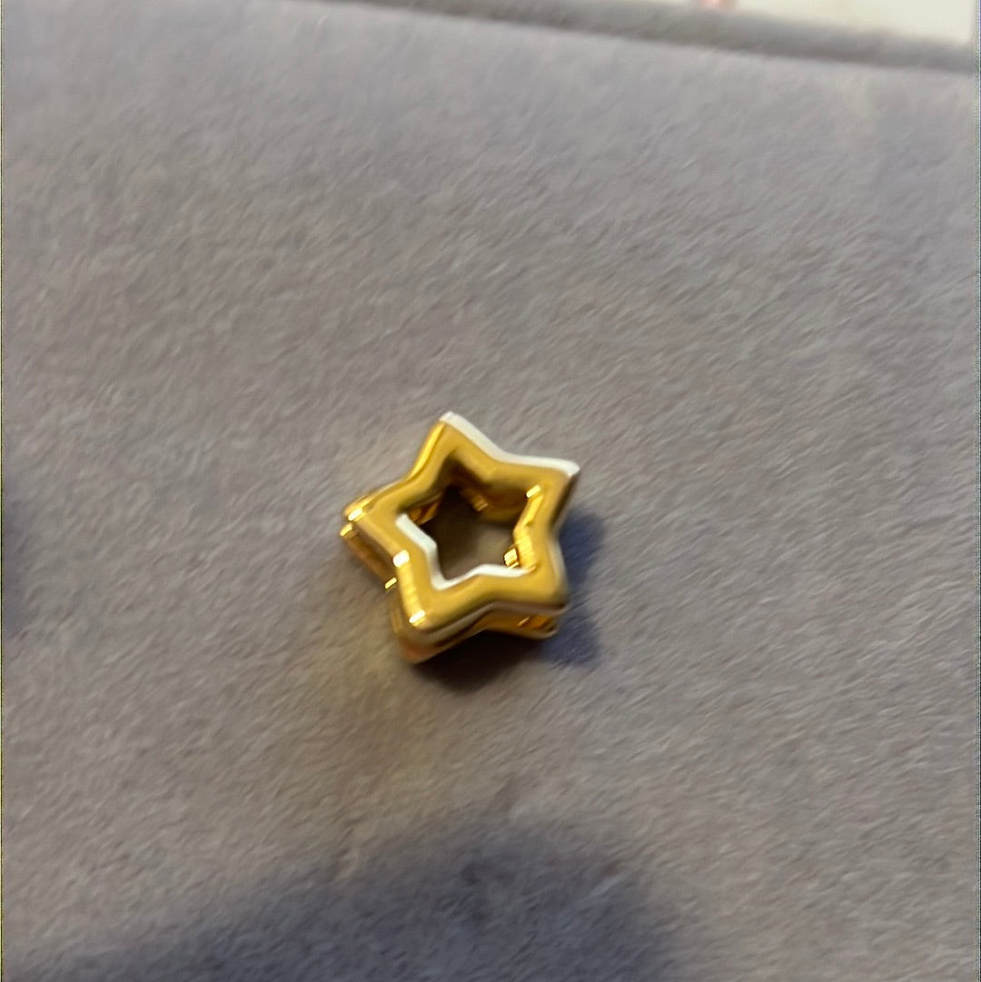 Genuine Pandora Shine Gold Reflexions Charm Star