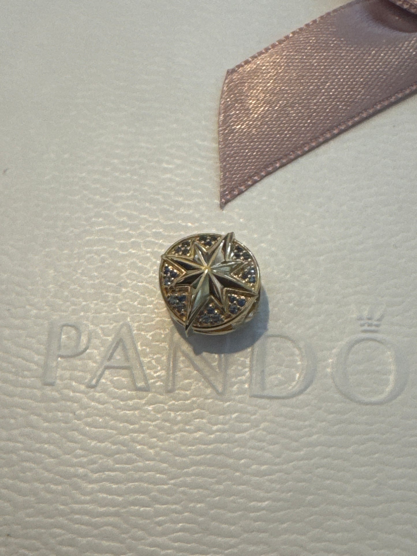 Genuine Pandora X Marvel Captain Marvel Insignia Shine Gold Charm