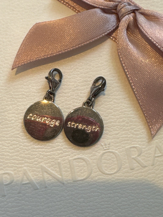 Genuine Thomas Sabo Courage & Strength Dangle Charms