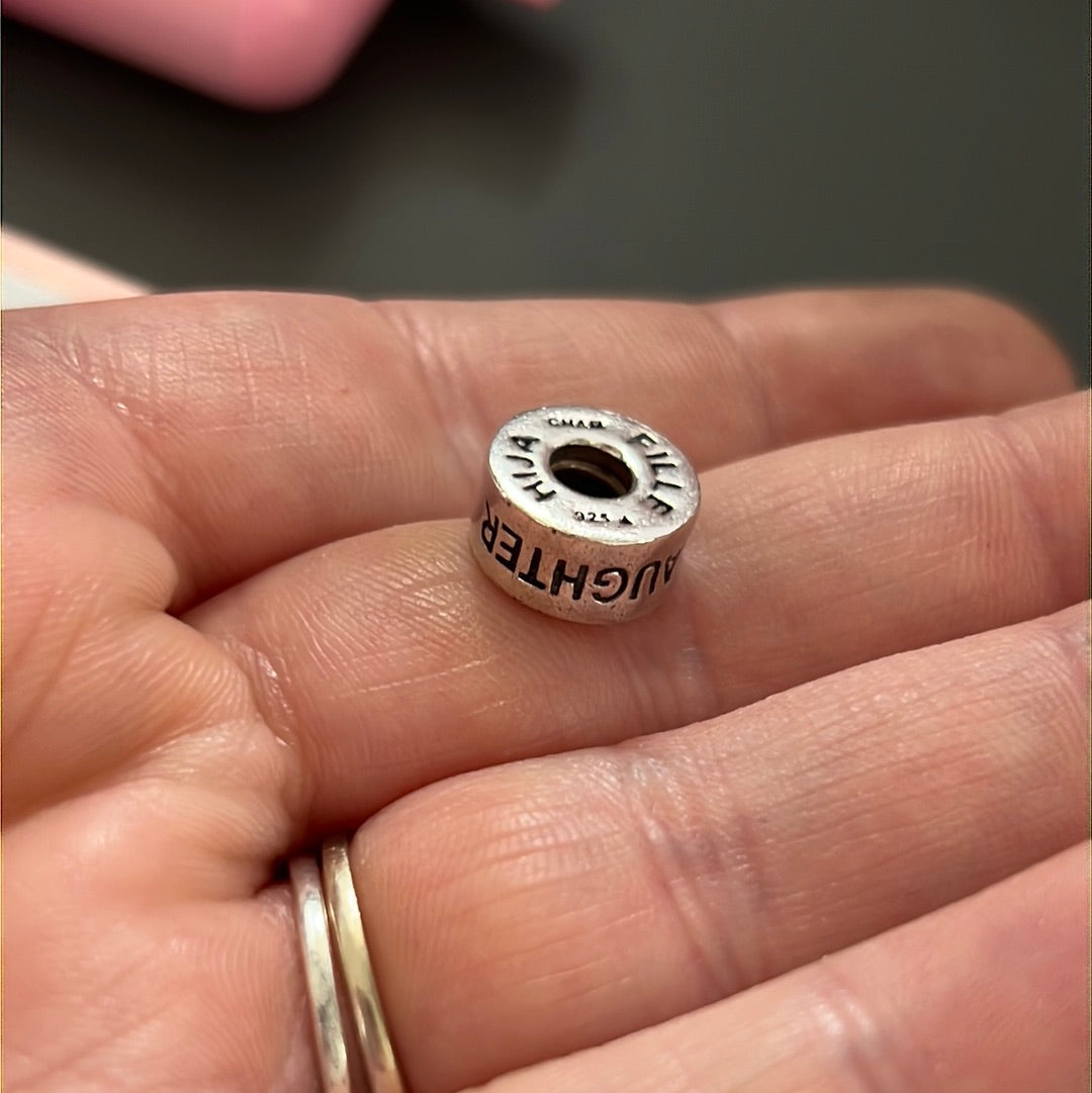Genuine Chamilia Daughter in Different Languages Charm