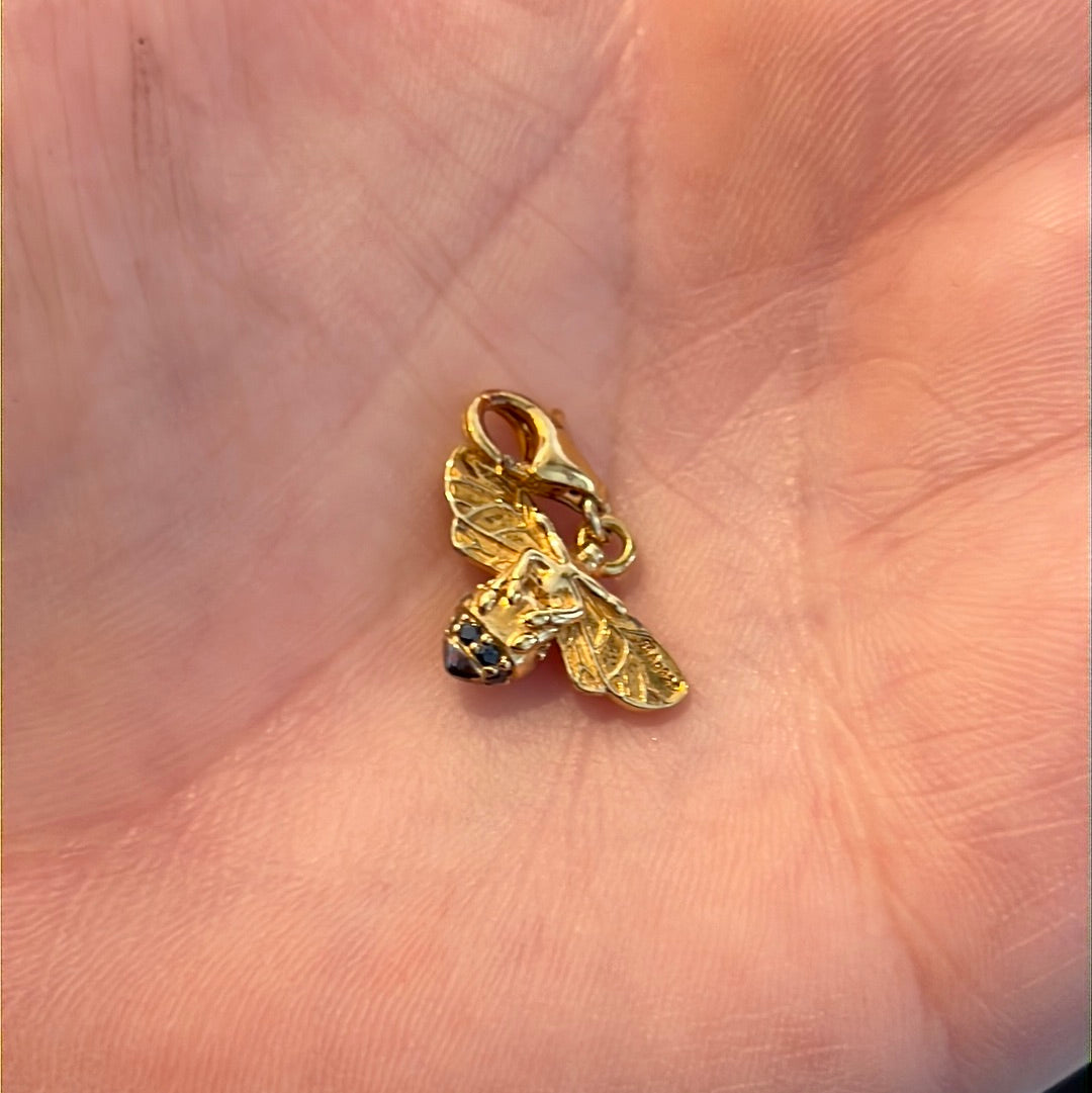 Genuine Thomas Sabo Shine Gold Queen Bee Dangle Charm