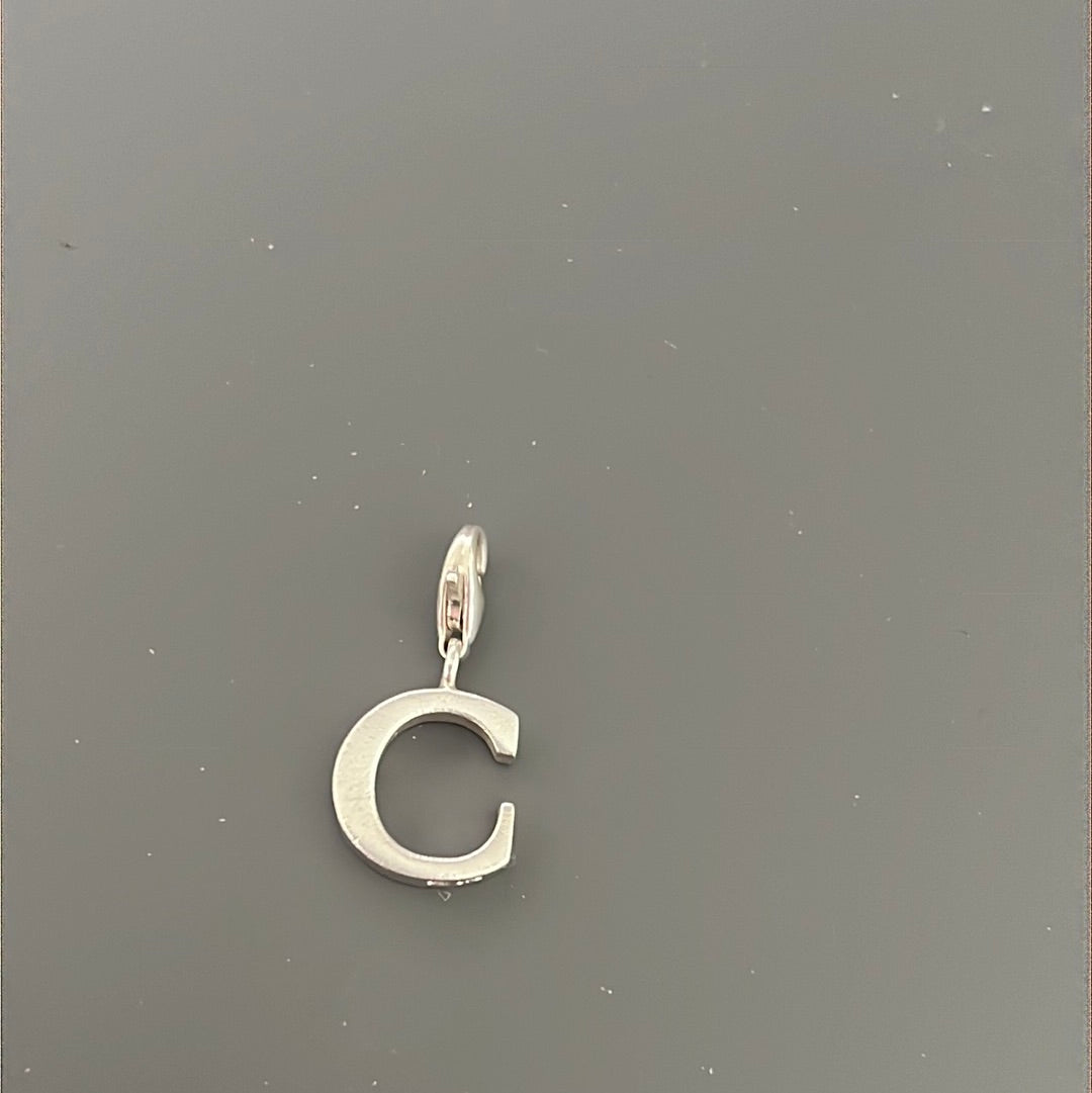 Unbranded Letter C Initial Dangle Charm