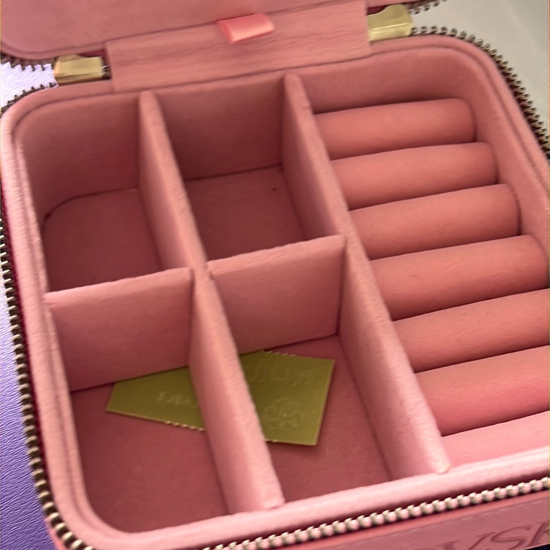Genuine Swarovski Pale Pink Small Square Jewellery Box