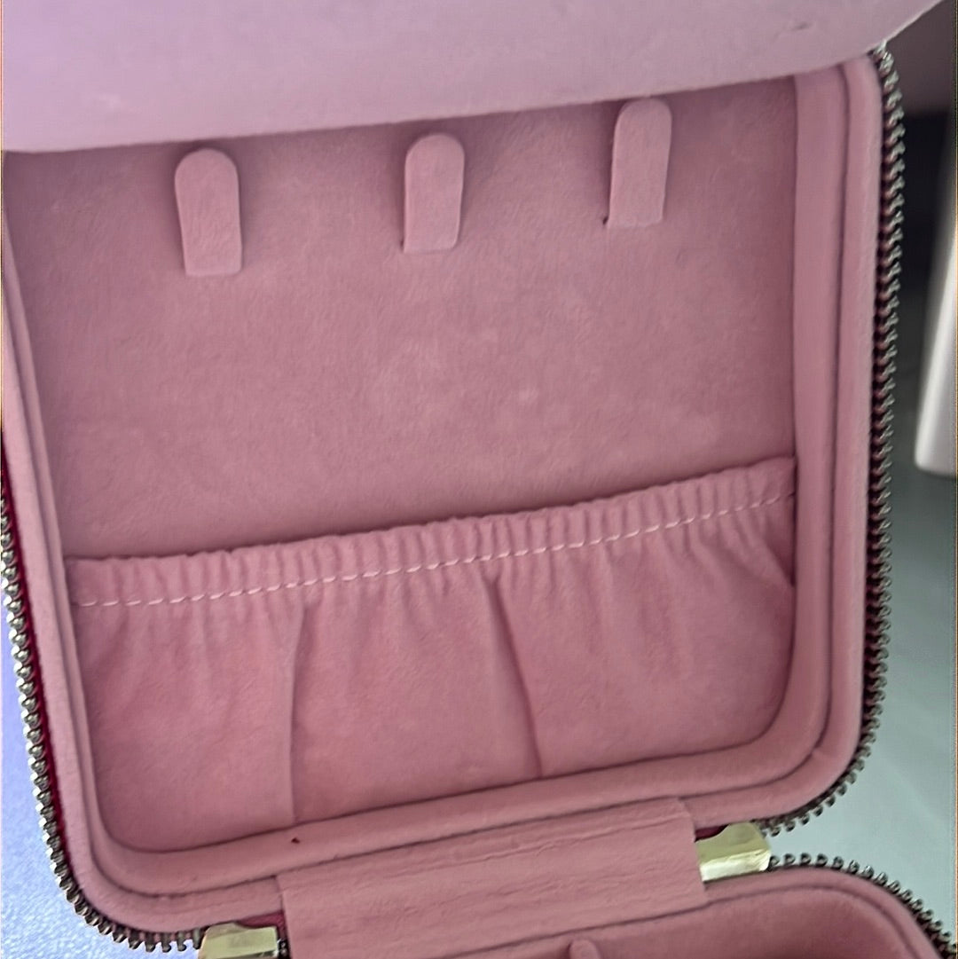 Genuine Swarovski Pale Pink Small Square Jewellery Box