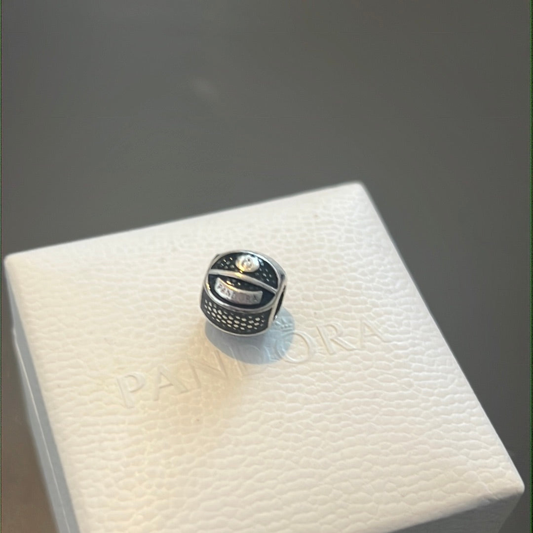 Genuine Pandora Basketball Enamel Sports Charm