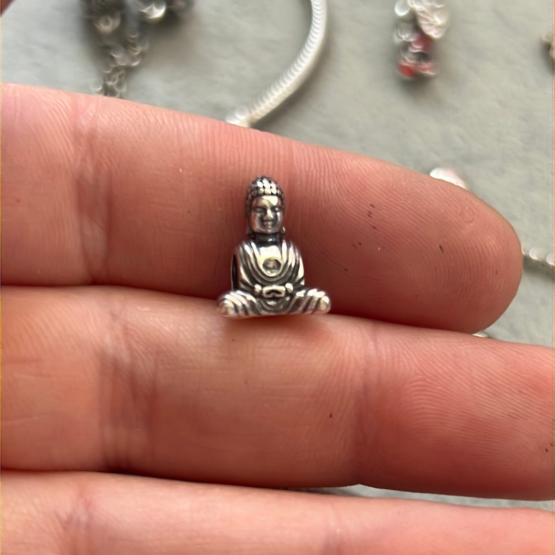 sterling Silver Buddha Spiritual Charm