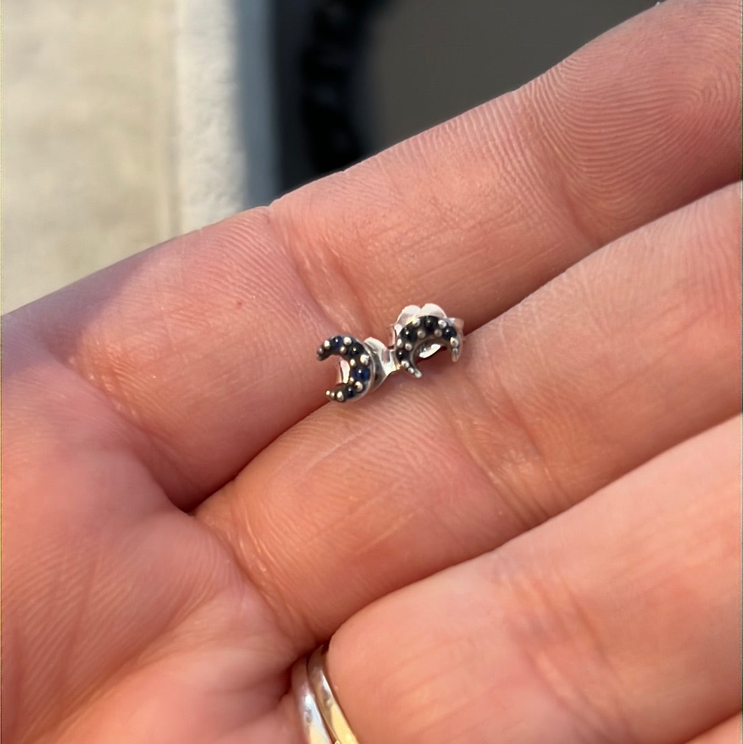 Genuine Pandora ME Pave Moon Earring ONE
