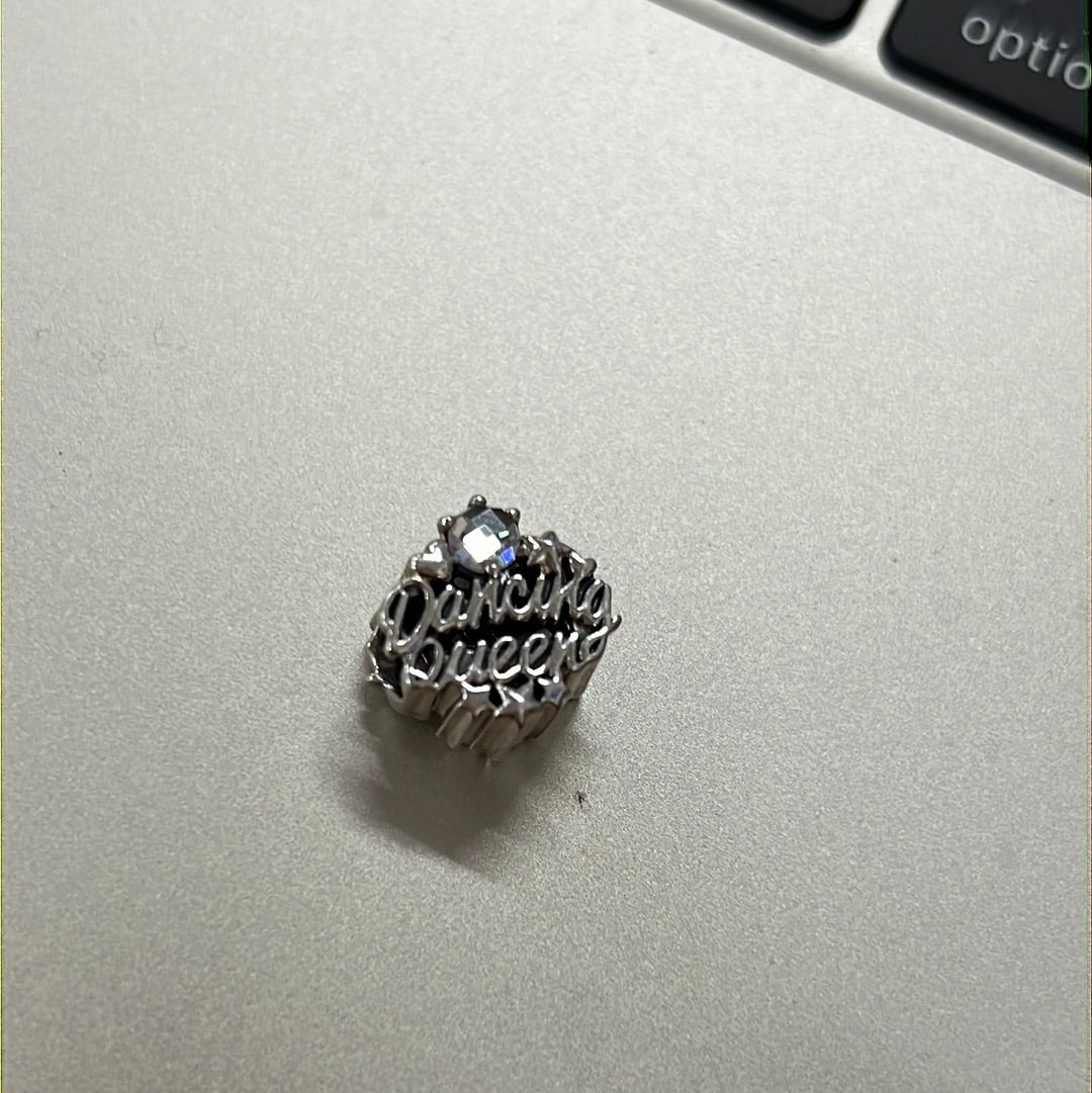 Genuine Pandora Dancing Queen Openwork Charm CZ
