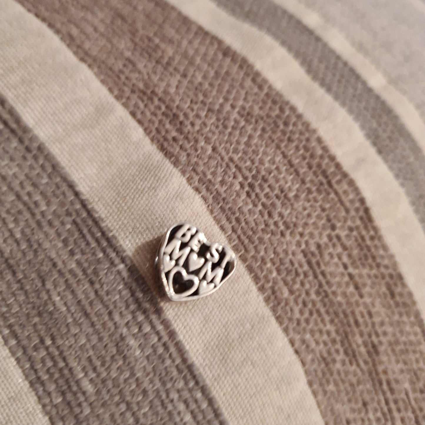 Genuine Pandora Best Mum Mom Charm Heart Gift
