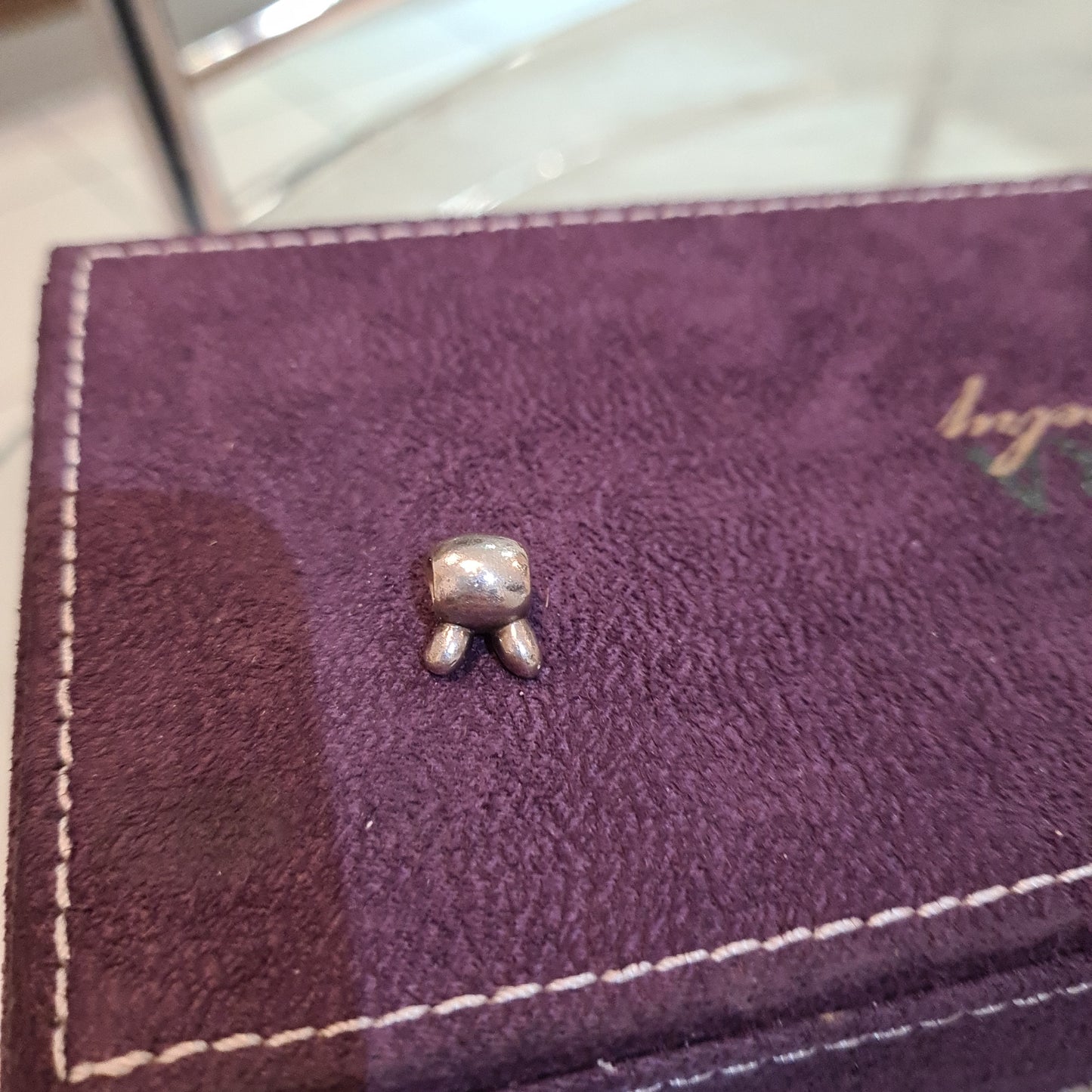 Genuine Pandora Rabbit Bunny Face Charm