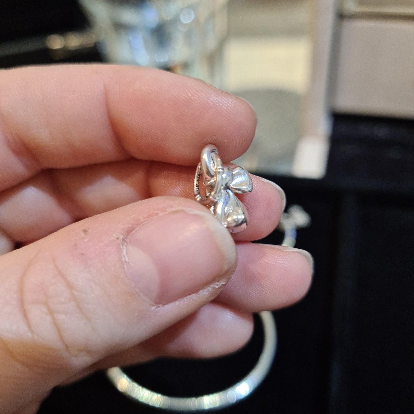 Genuine Pandora Little Elephant Pendant Charm Beautiful