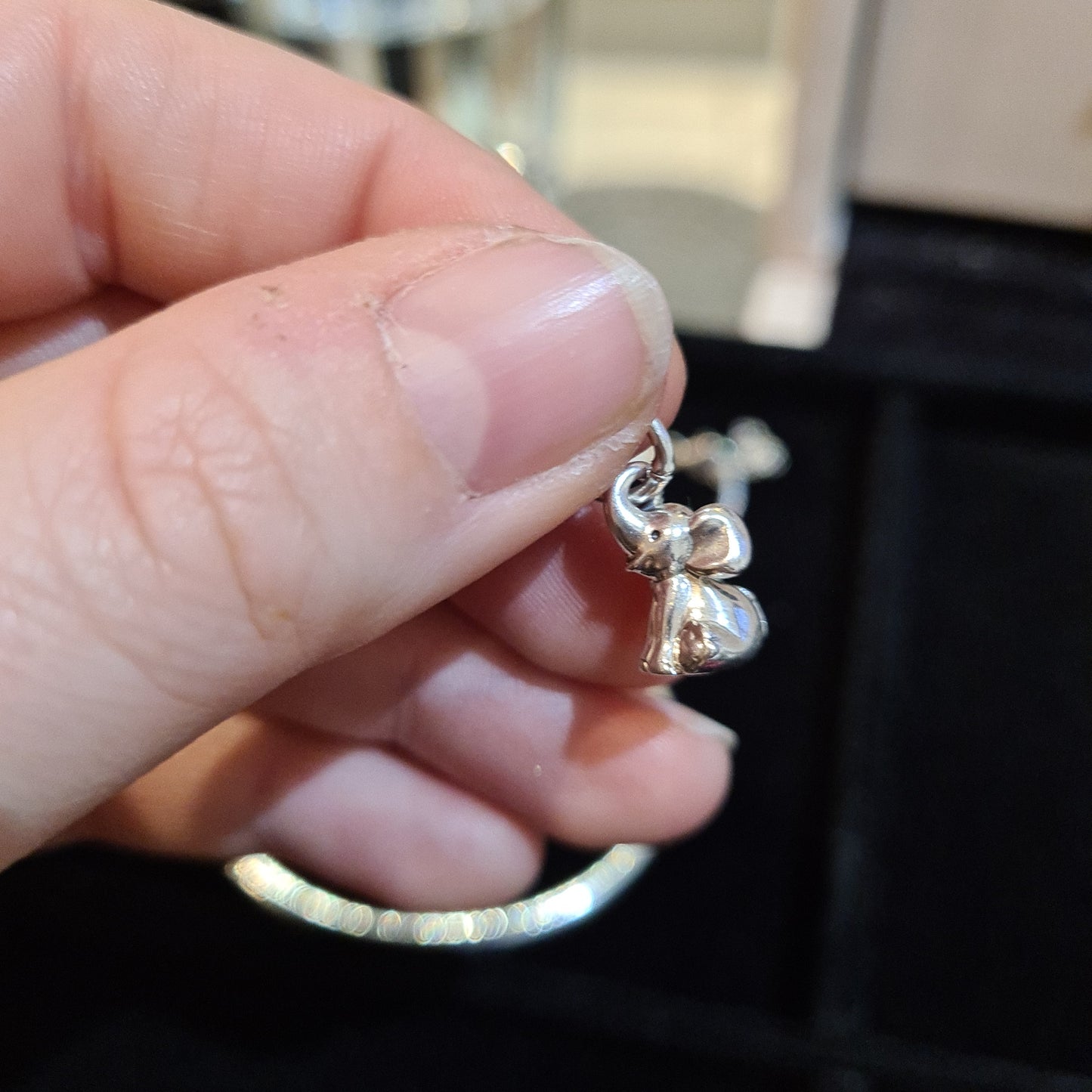 Genuine Pandora Little Elephant Pendant Charm Beautiful