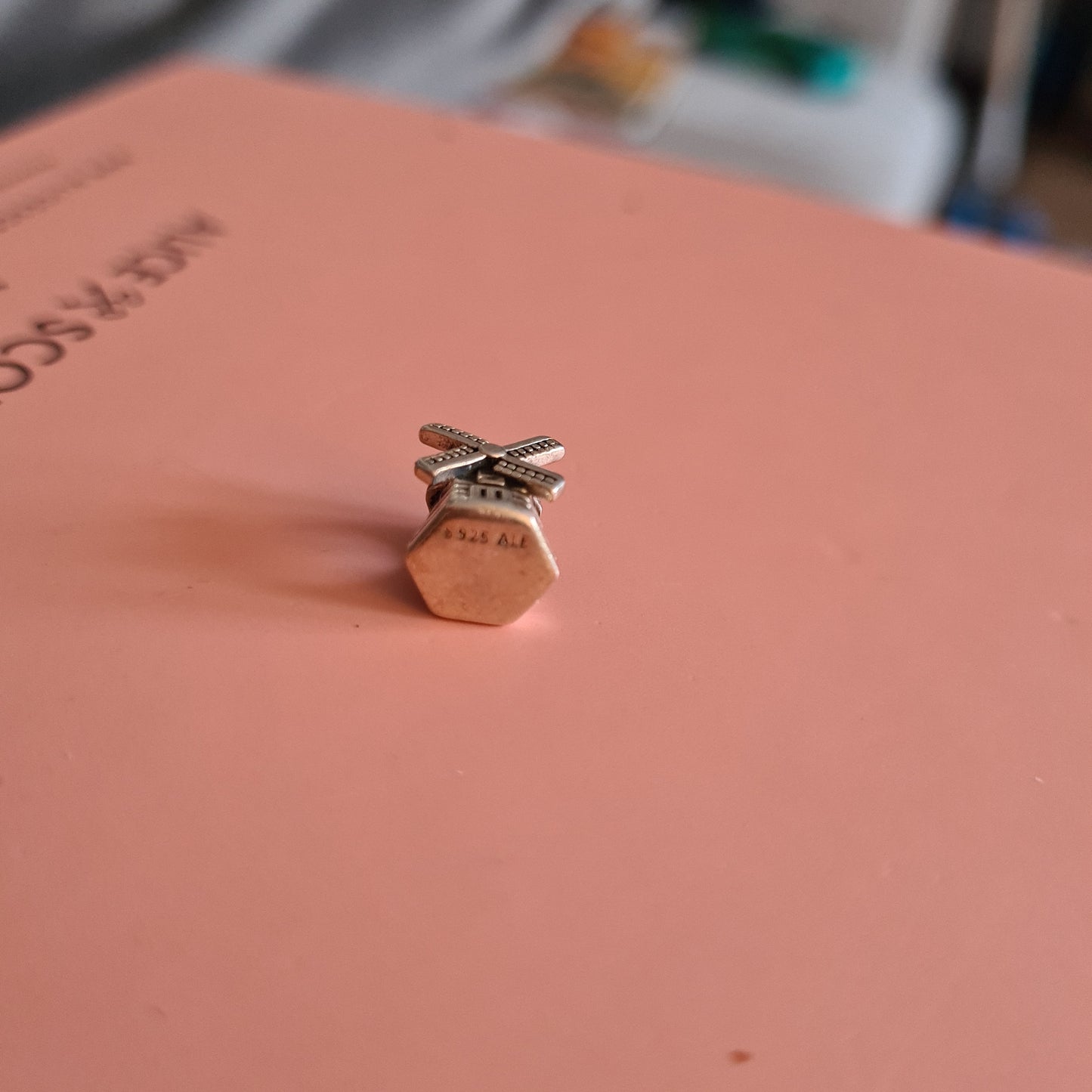 Genuine Pandora Windmill Rare and Retired Charm