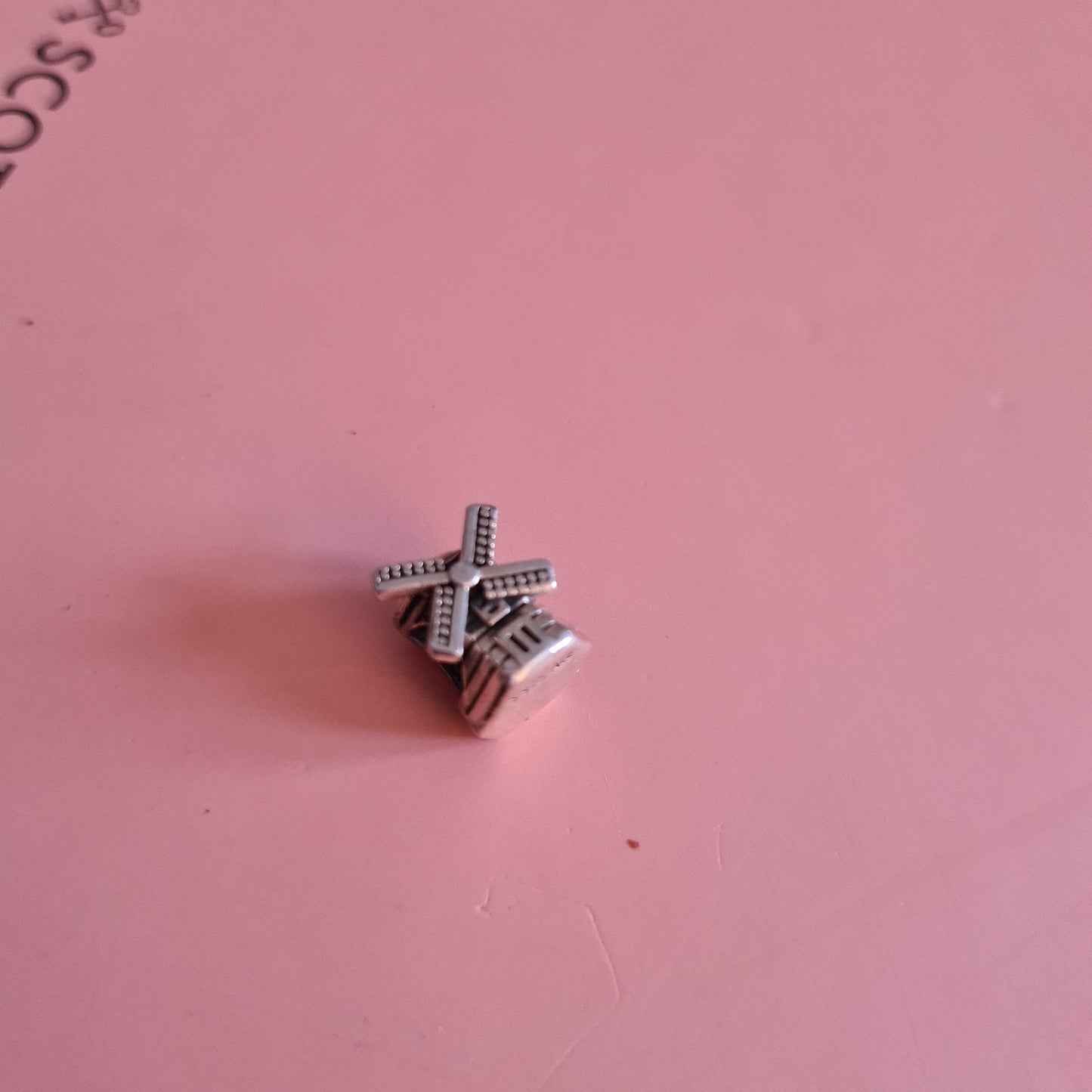 Genuine Pandora Windmill Rare and Retired Charm