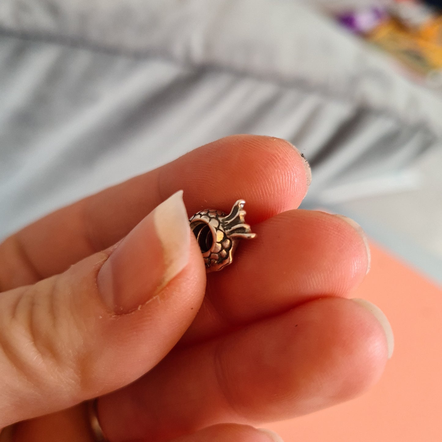 Genuine Pandora Happy Fish Rare and Retired Charm