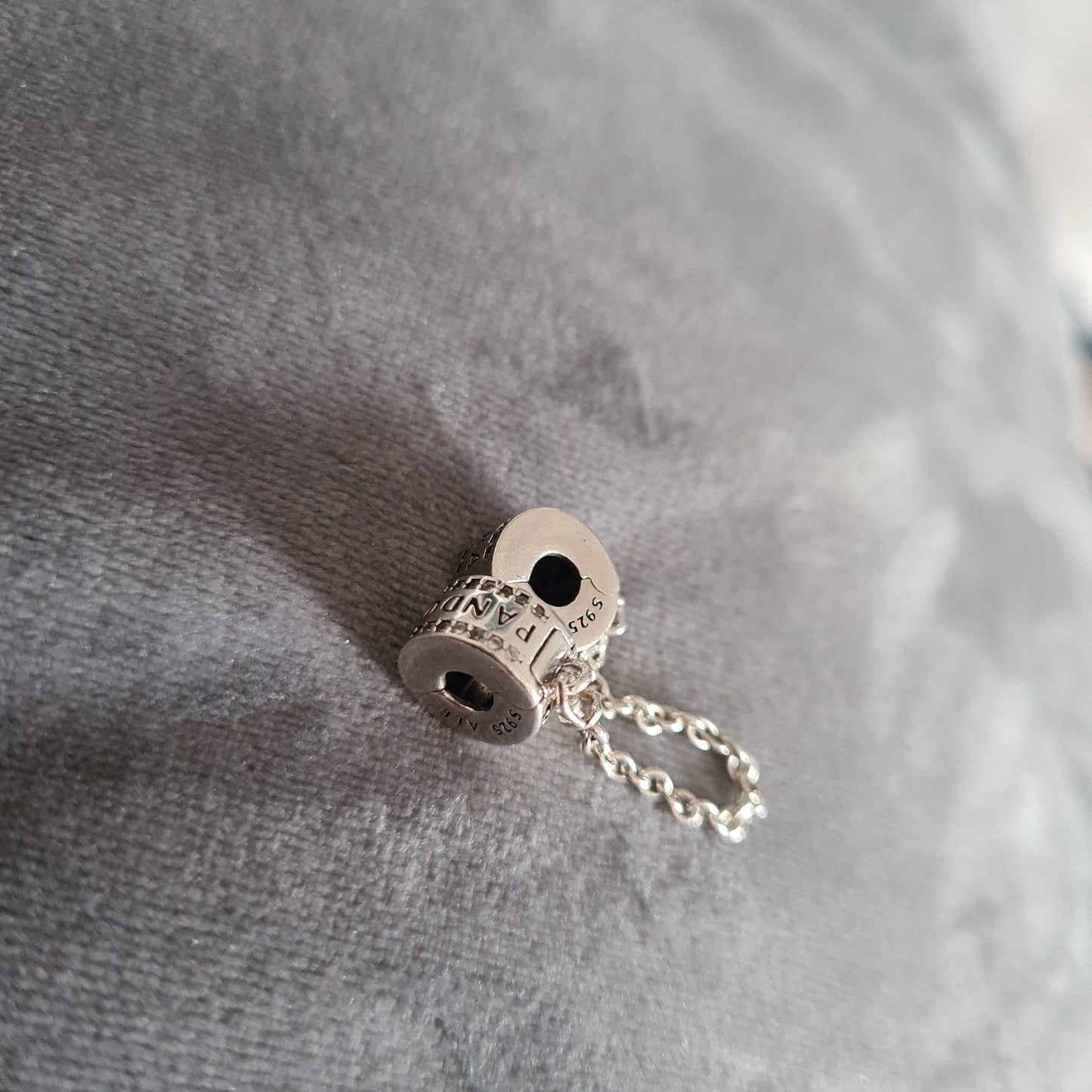 Genuine Pandora Silver Clip Safety Chain