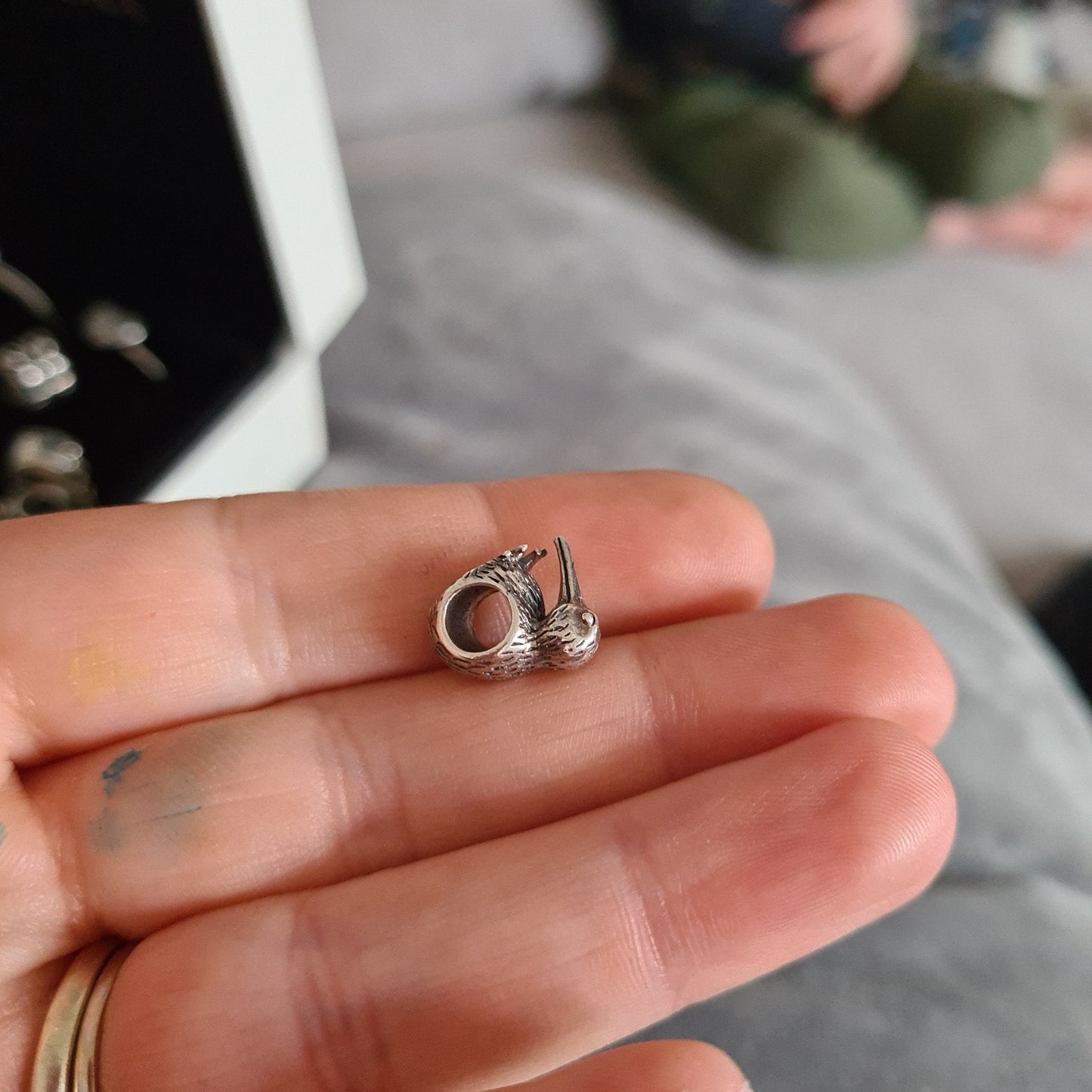 Silver New Zealand Kiwi Bird Charm