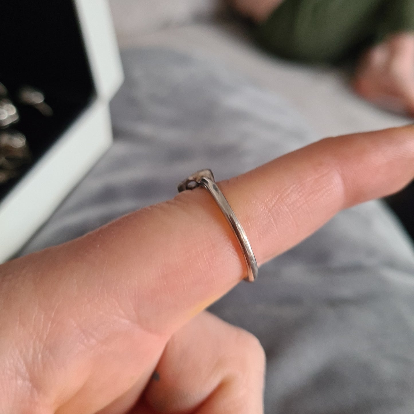 Genuine Pandora Puzzle Piece Pave Openwork Ring Size 60
