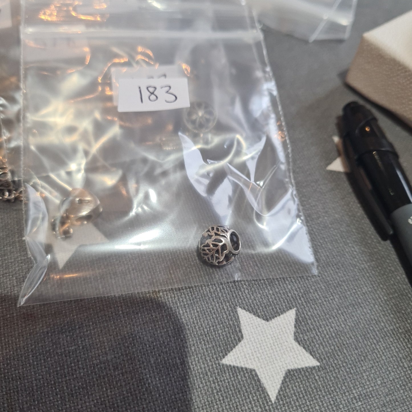 Genuine Pandora Leaf Openwork Charm