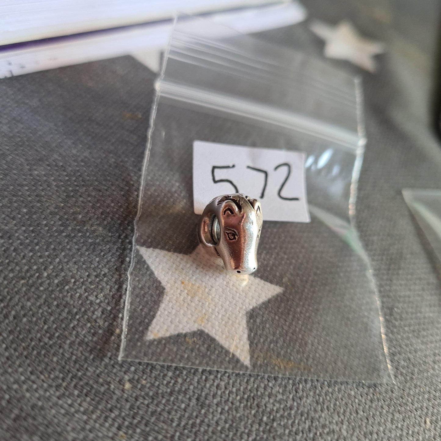 Genuine Pandora Horse Head Charm Silver Retired Animal