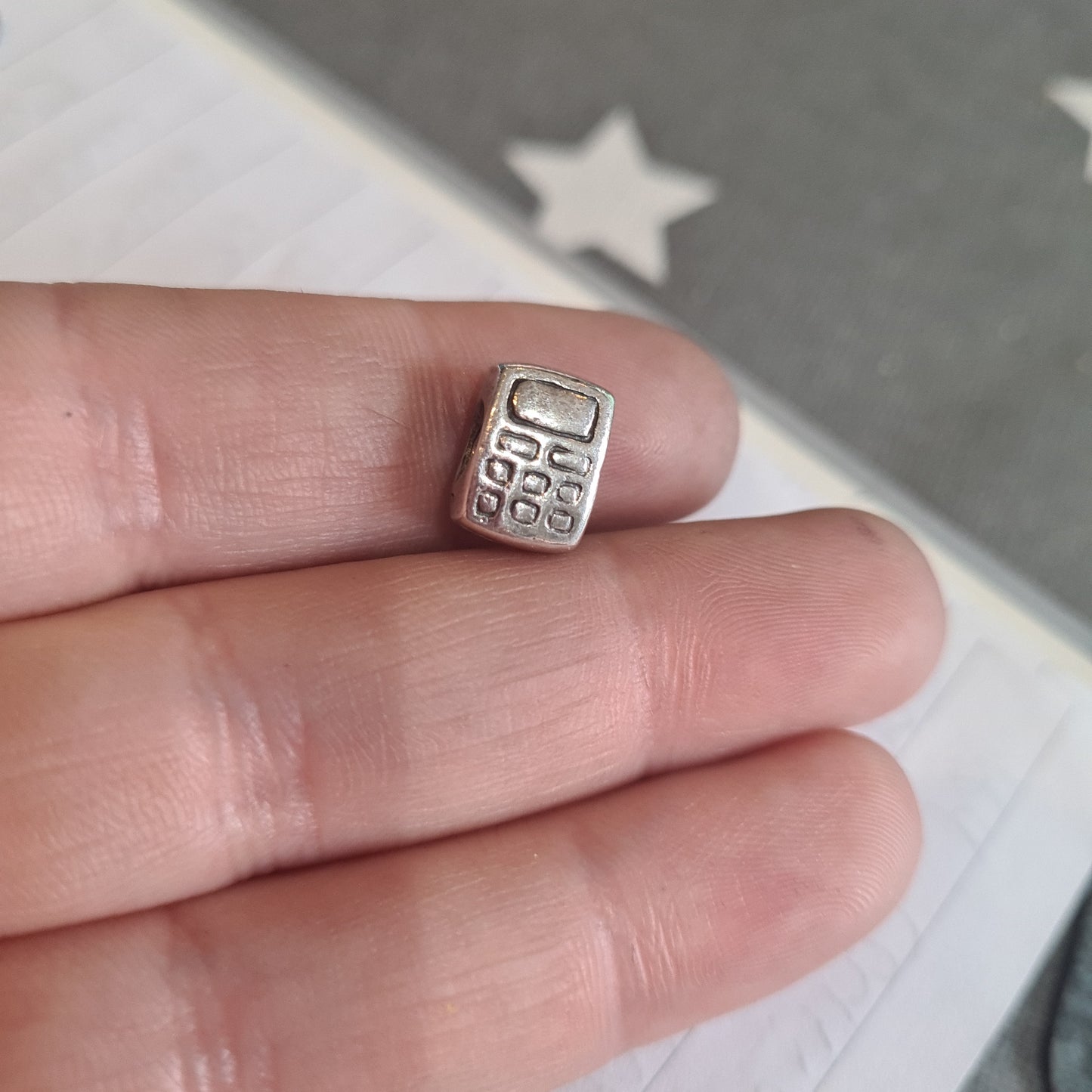 Genuine Pandora Telephone Mobile Phone Rare Retired Original Charm