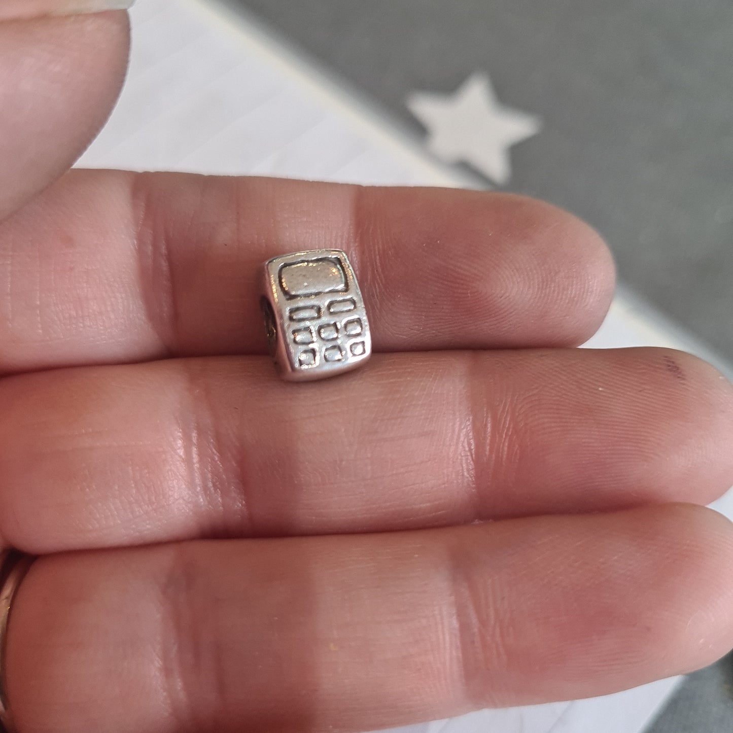 Genuine Pandora Telephone Mobile Phone Rare Retired Original Charm