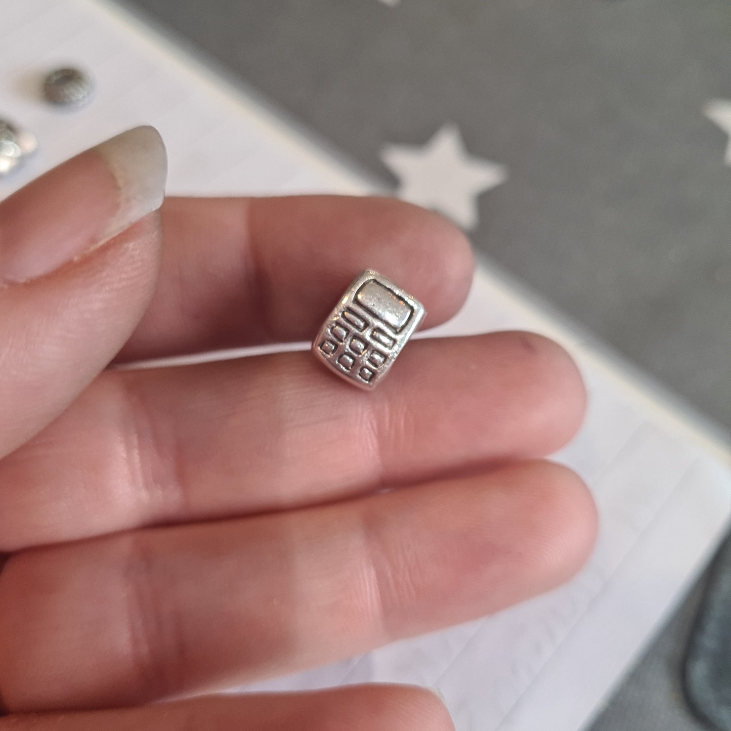 Genuine Pandora Telephone Mobile Phone Rare Retired Original Charm