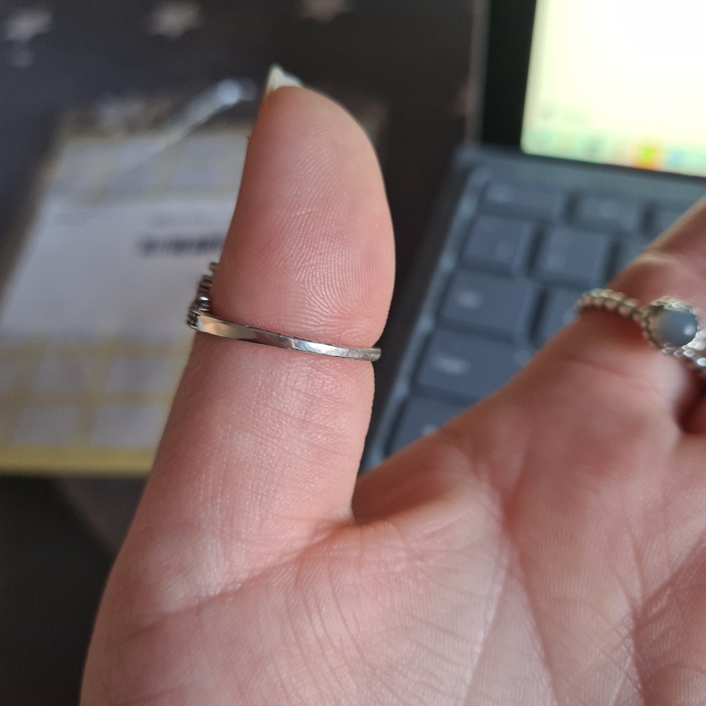 Genuine Pandora Pave Sparkling Tiara Wishbone Ring